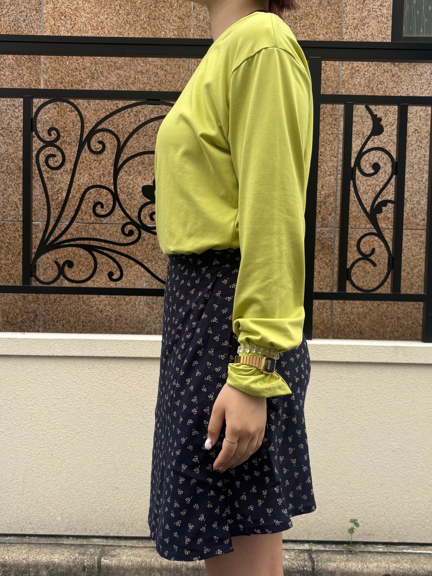 カップ付きベーシックカラーロンT DPC04047