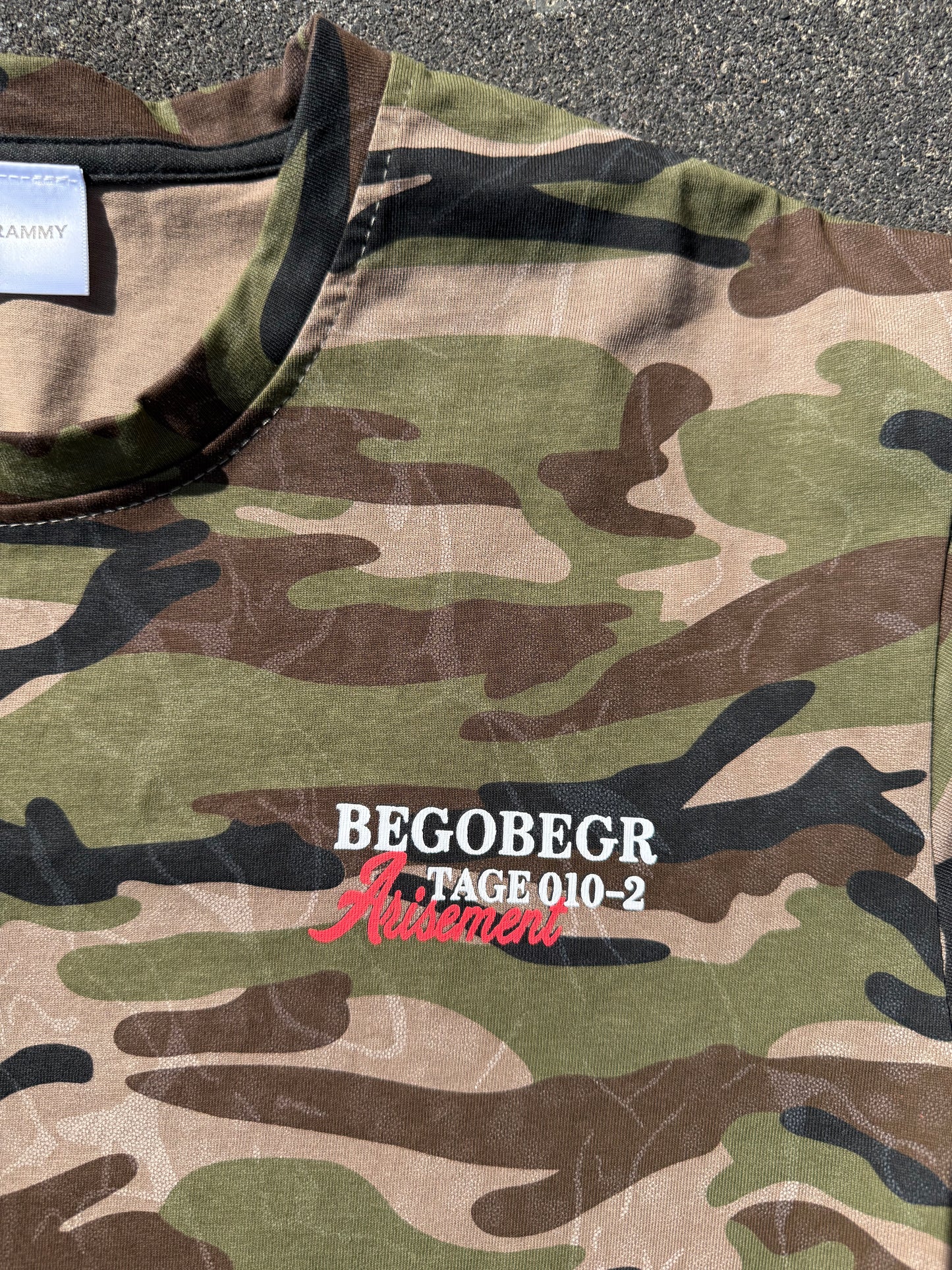 Kenshin_カモフラナンバーTシャツ DPB73344