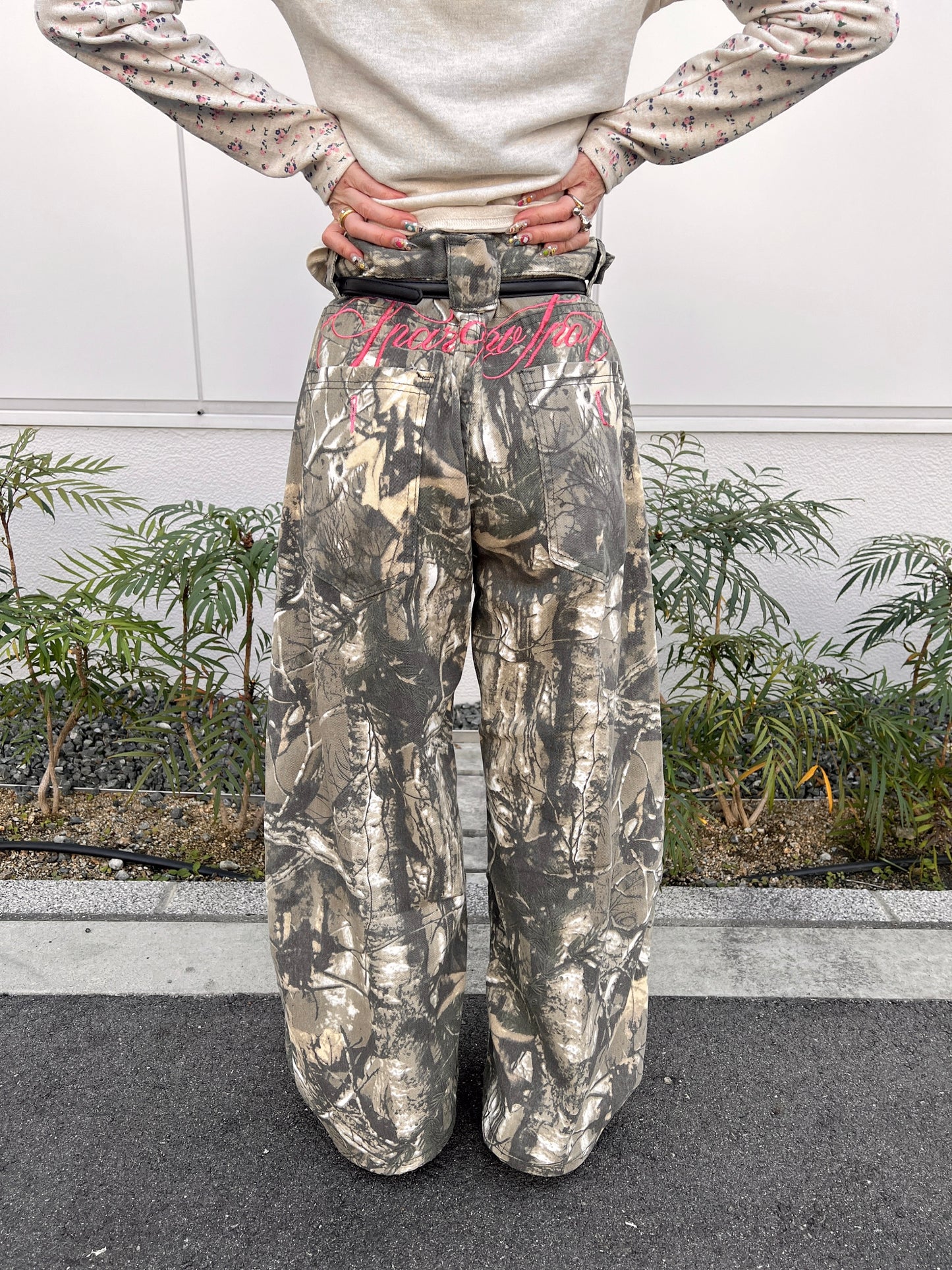 ツリーデザインワイドパンツ DPB79245