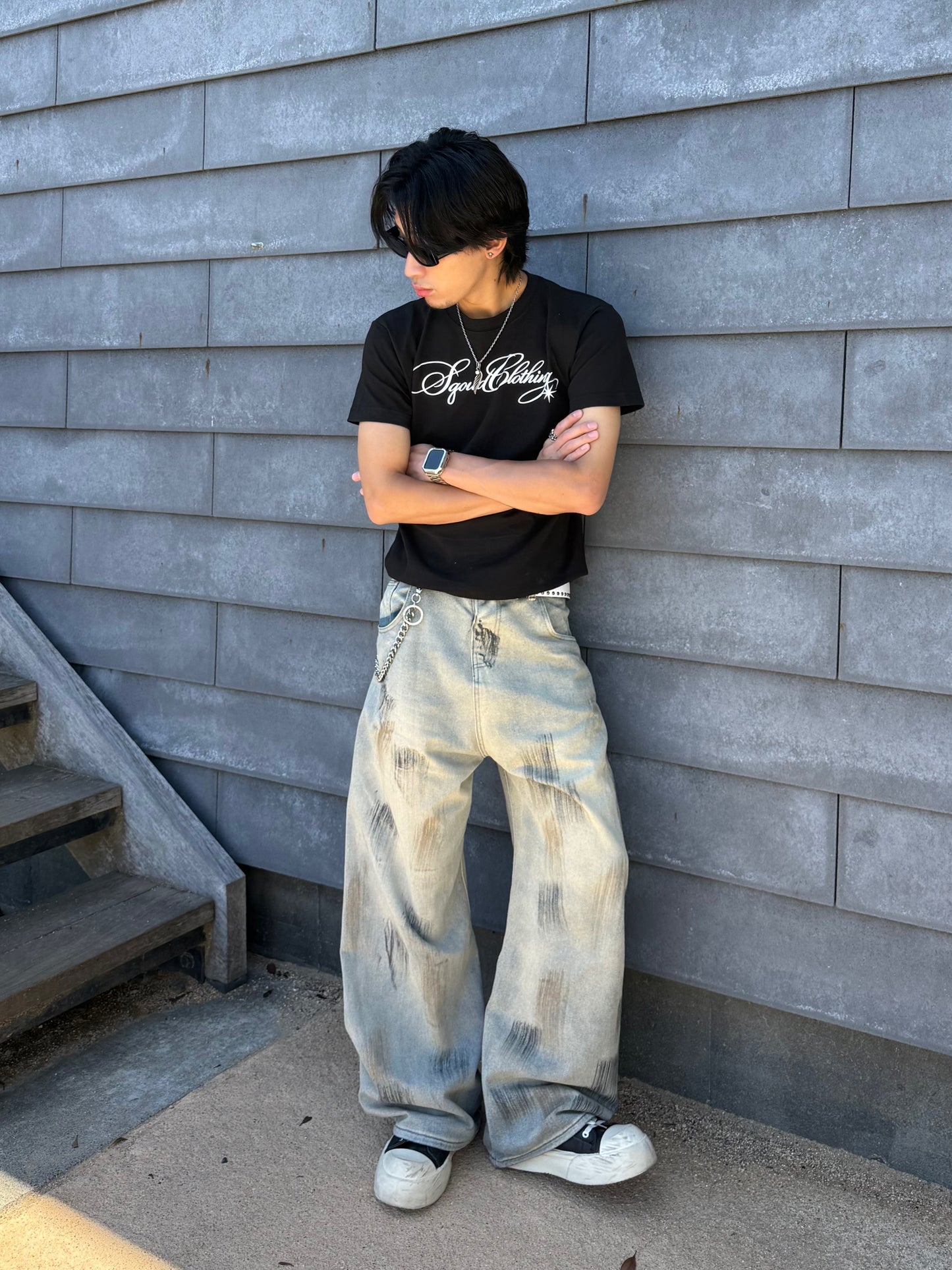 ダメージデニムパンツ DPB90191