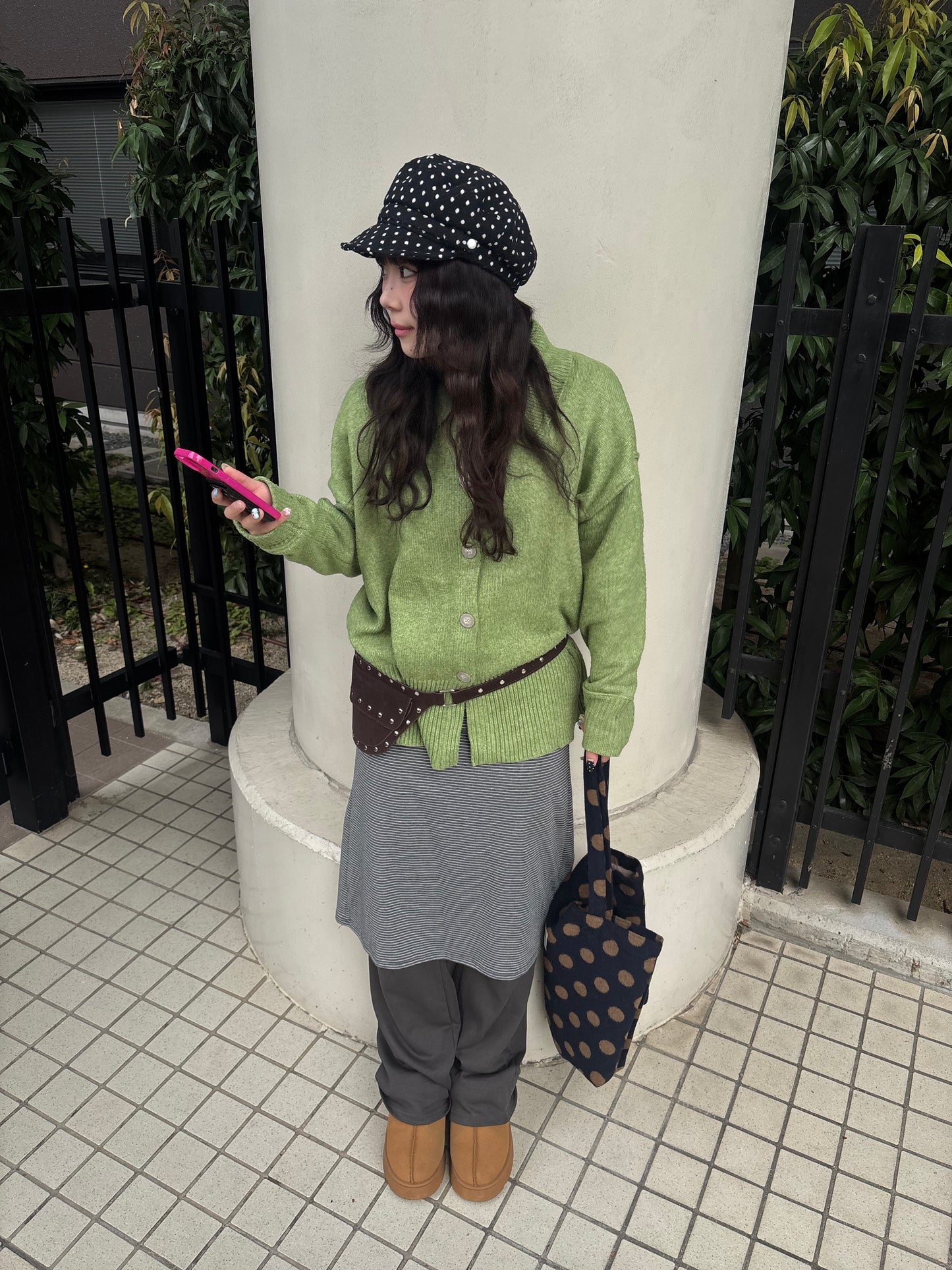 ドットキャスケットハット DPB89145