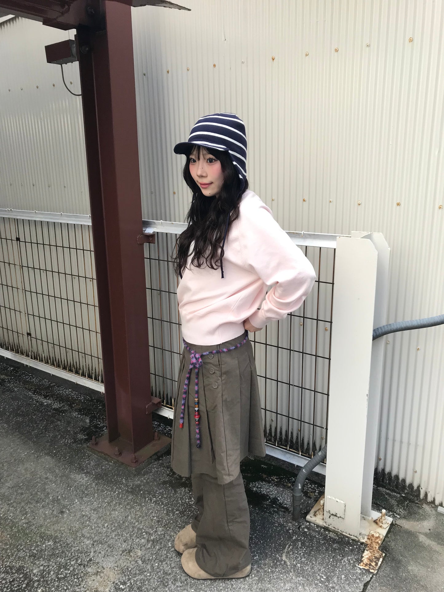 Vネックスプリングニット DPB89215