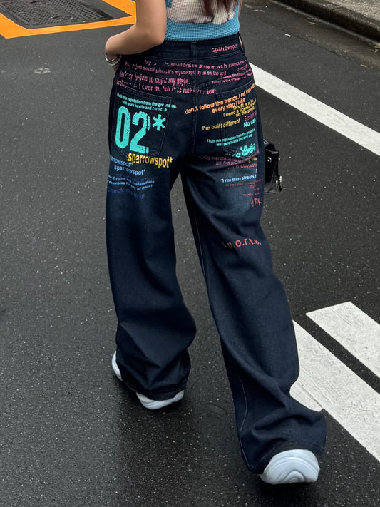 【即納】ビビットロゴデニムパンツ DPB86306S