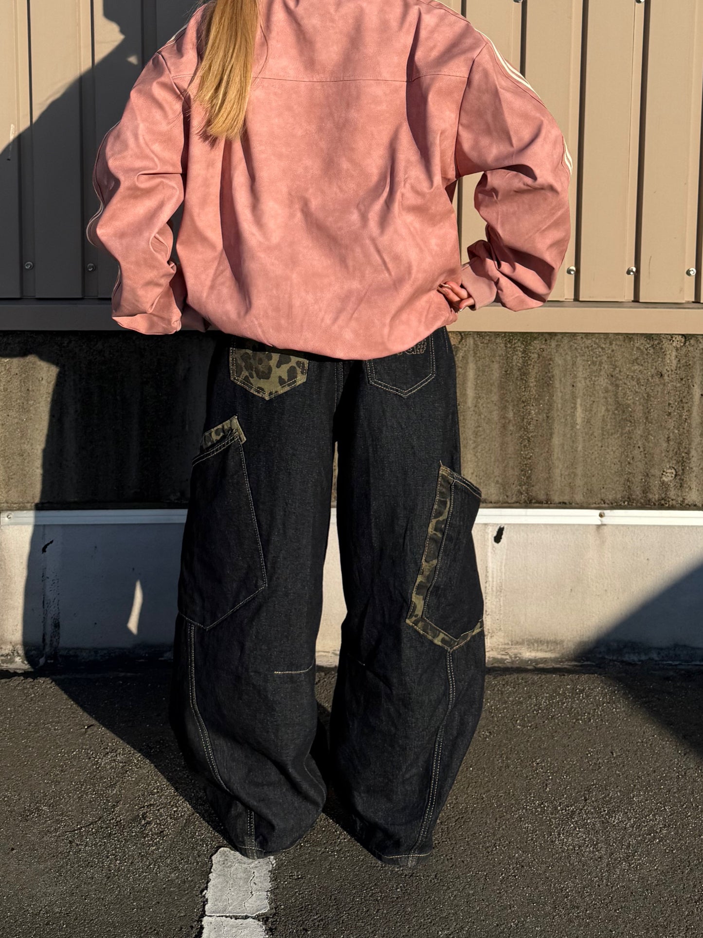 レオパードサイドポケットバルーンパンツ DPB90071