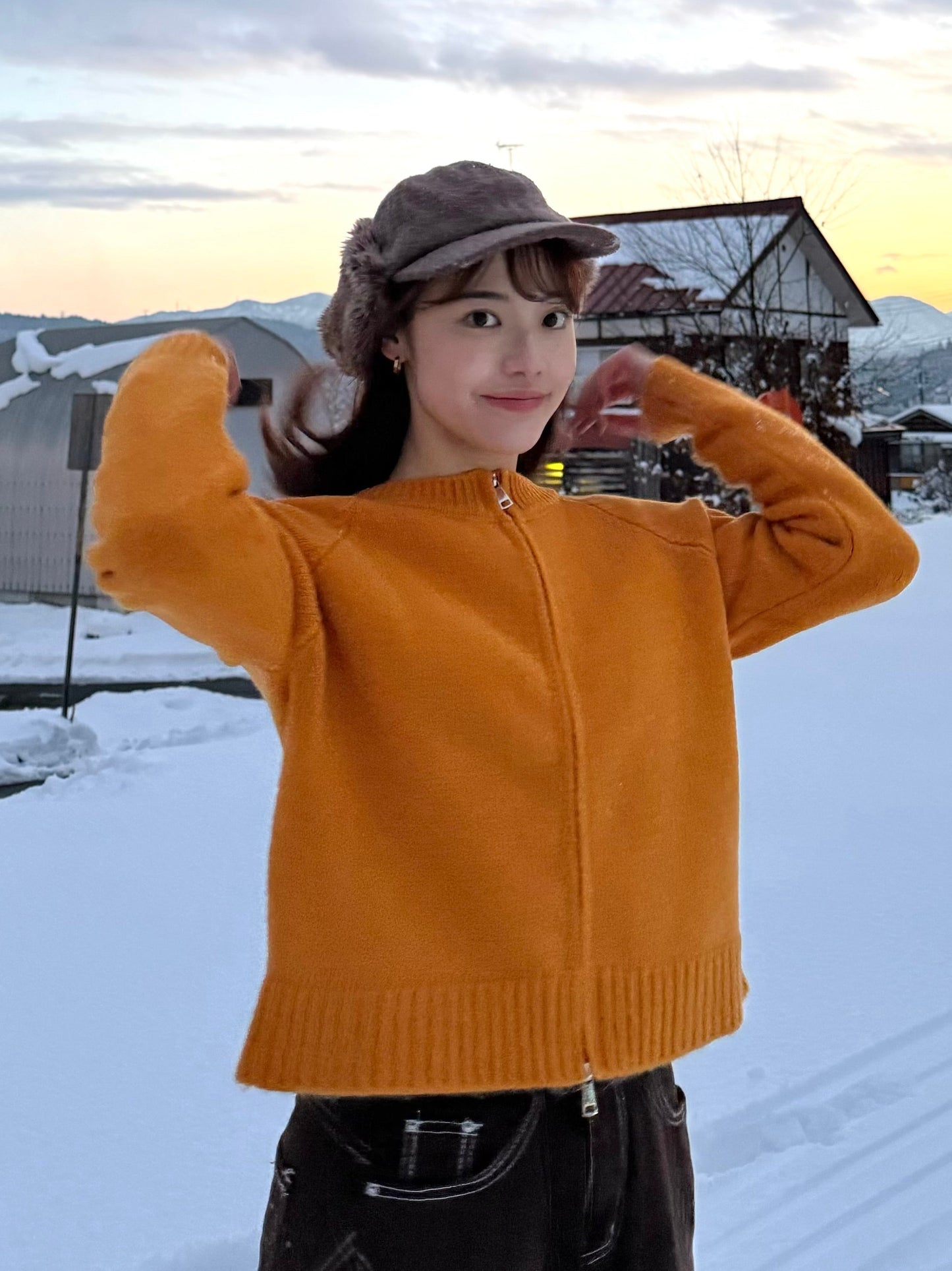 ダブルジップカラーニット DPB47478