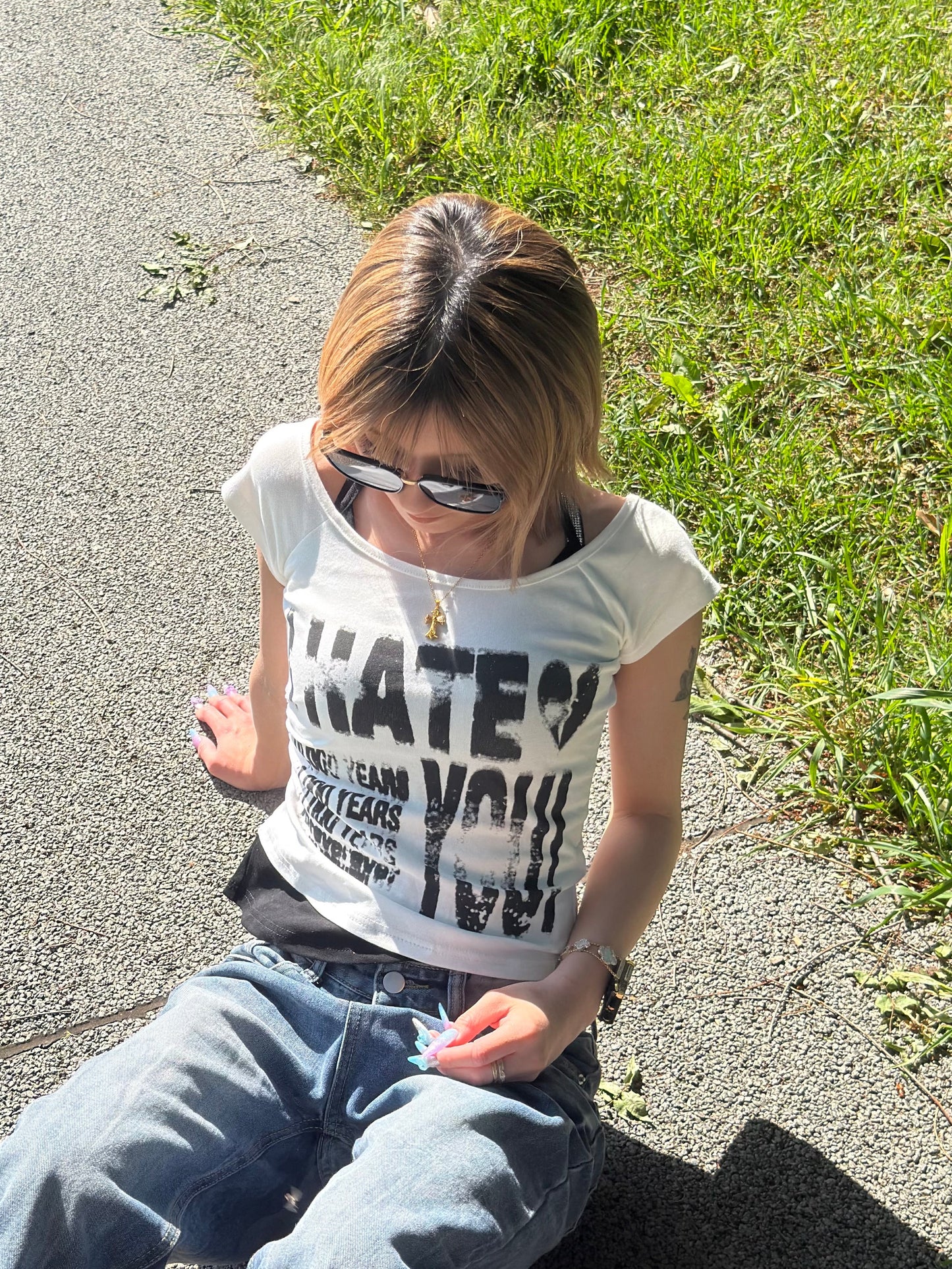 ショート丈Tシャツ DPB42489