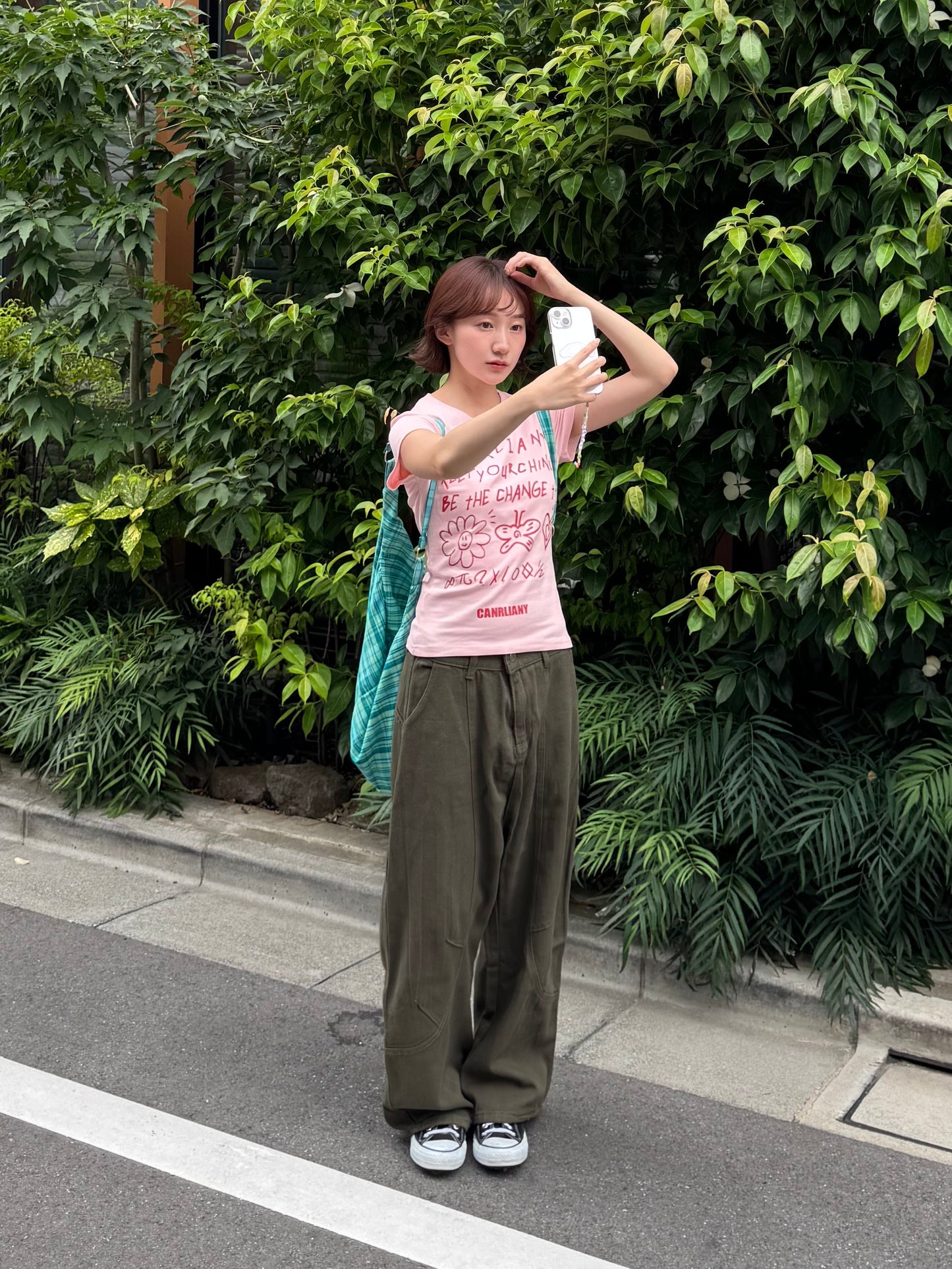 スマイリーフラワーTシャツ DPB91002