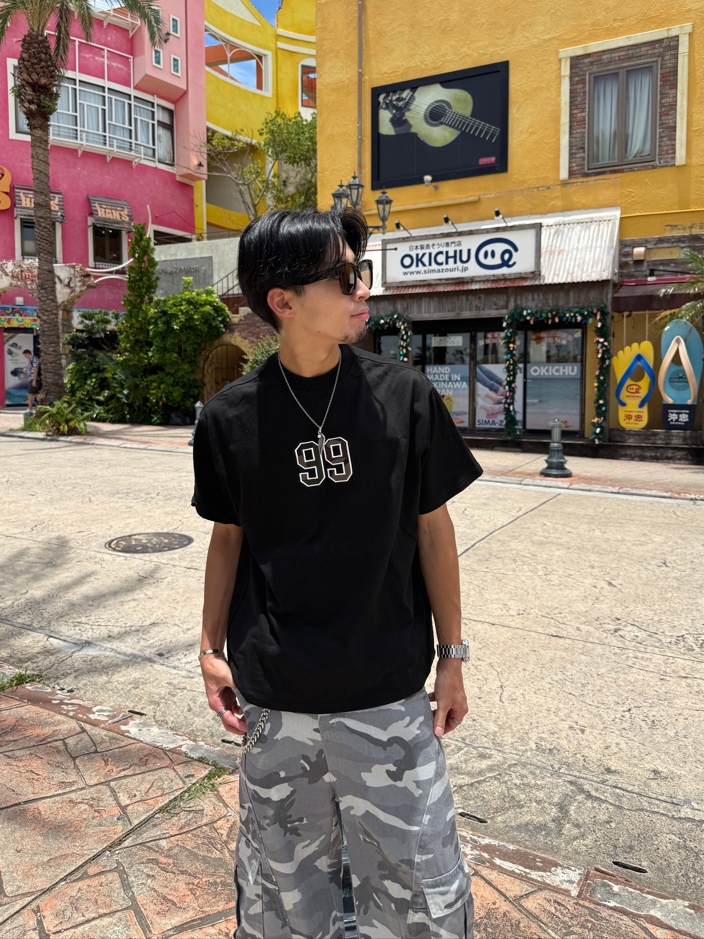 【即納】99カモフラロゴTシャツ DPB73675S