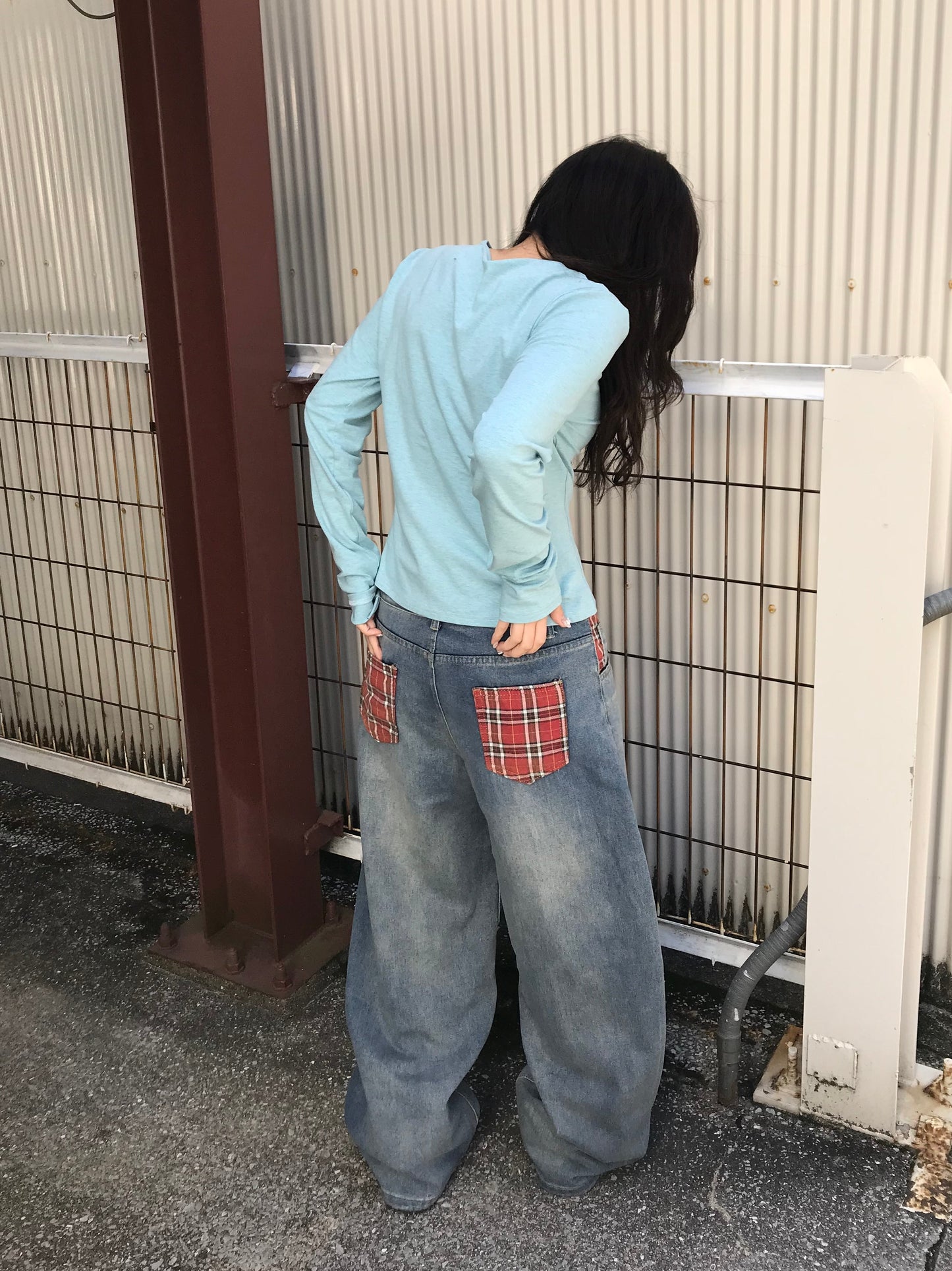 オーバーバギーデニムパンツ DPB89212