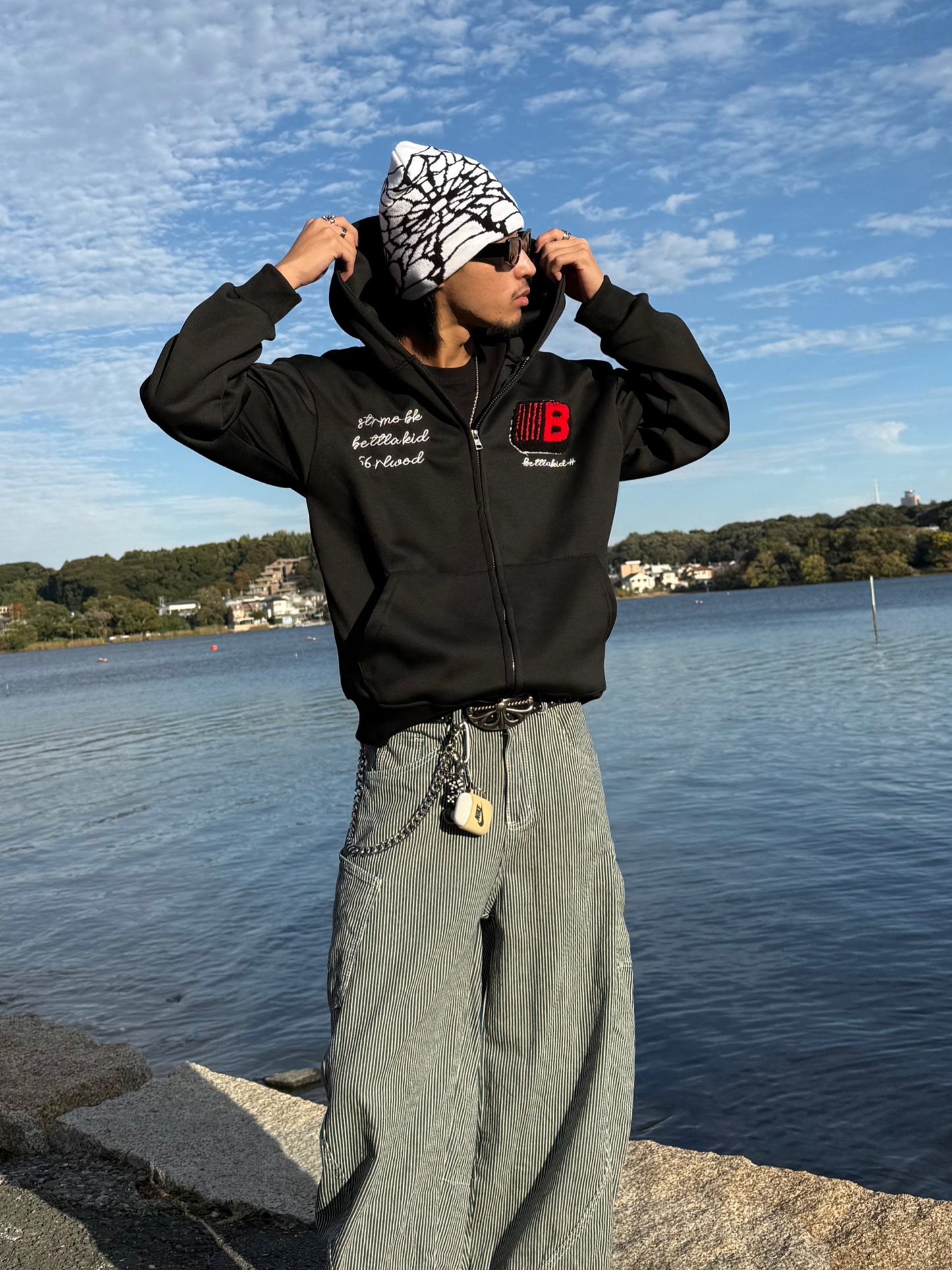 ポイントロゴジップパーカー DPB90061