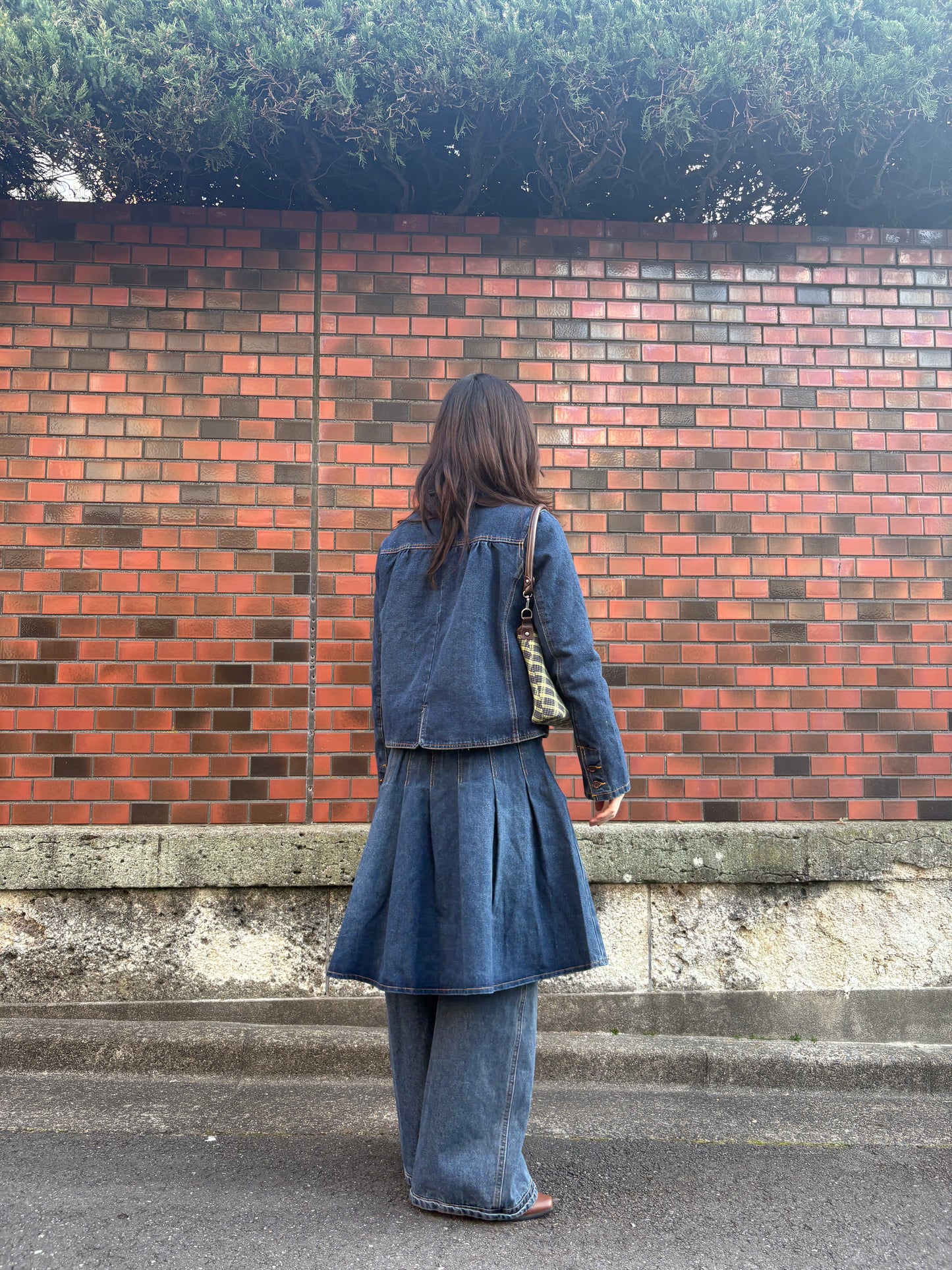 ラウンドカラーデニムジャケット DPA43773