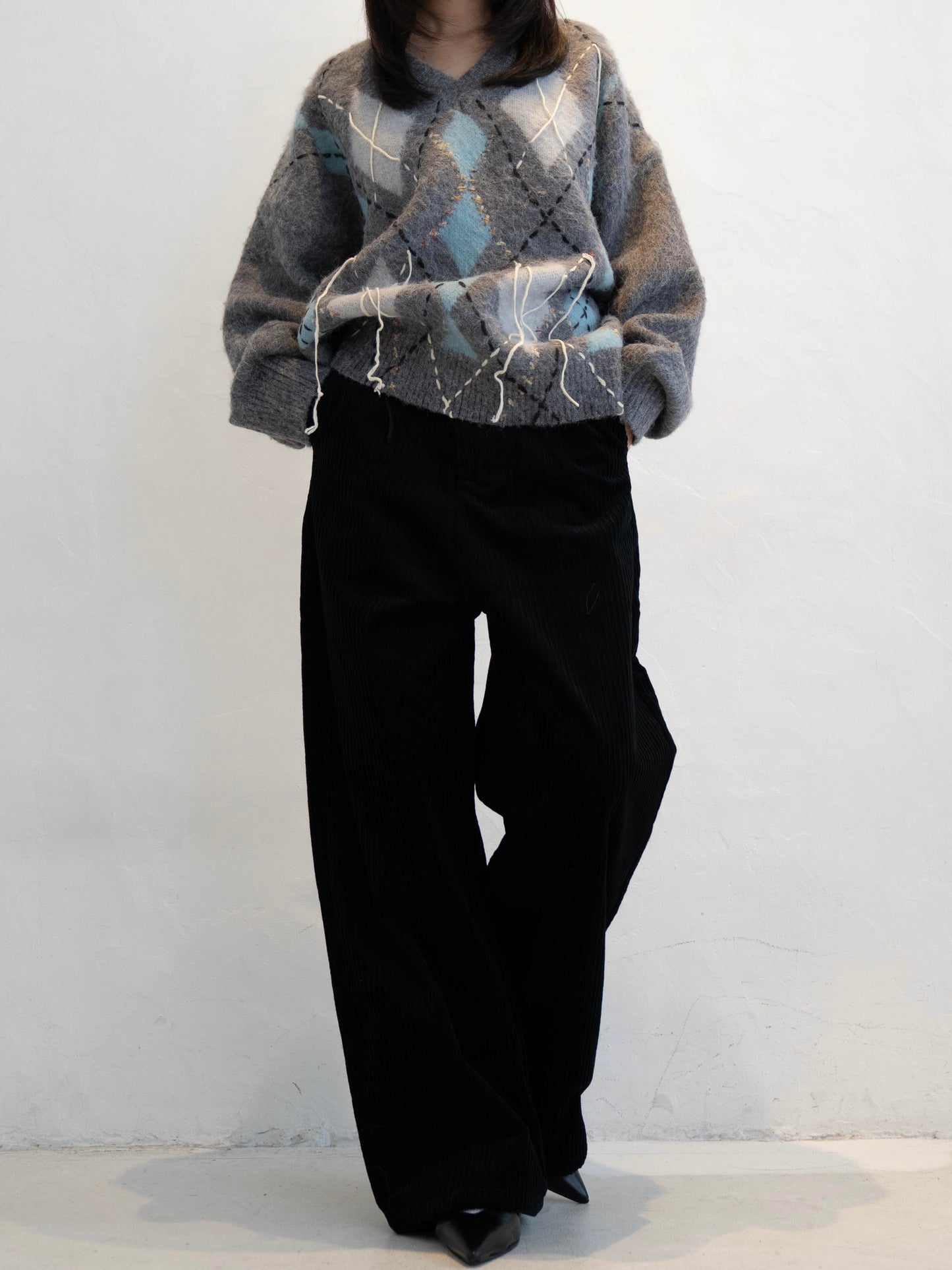 コーデュロイワイドパンツ DPC02008