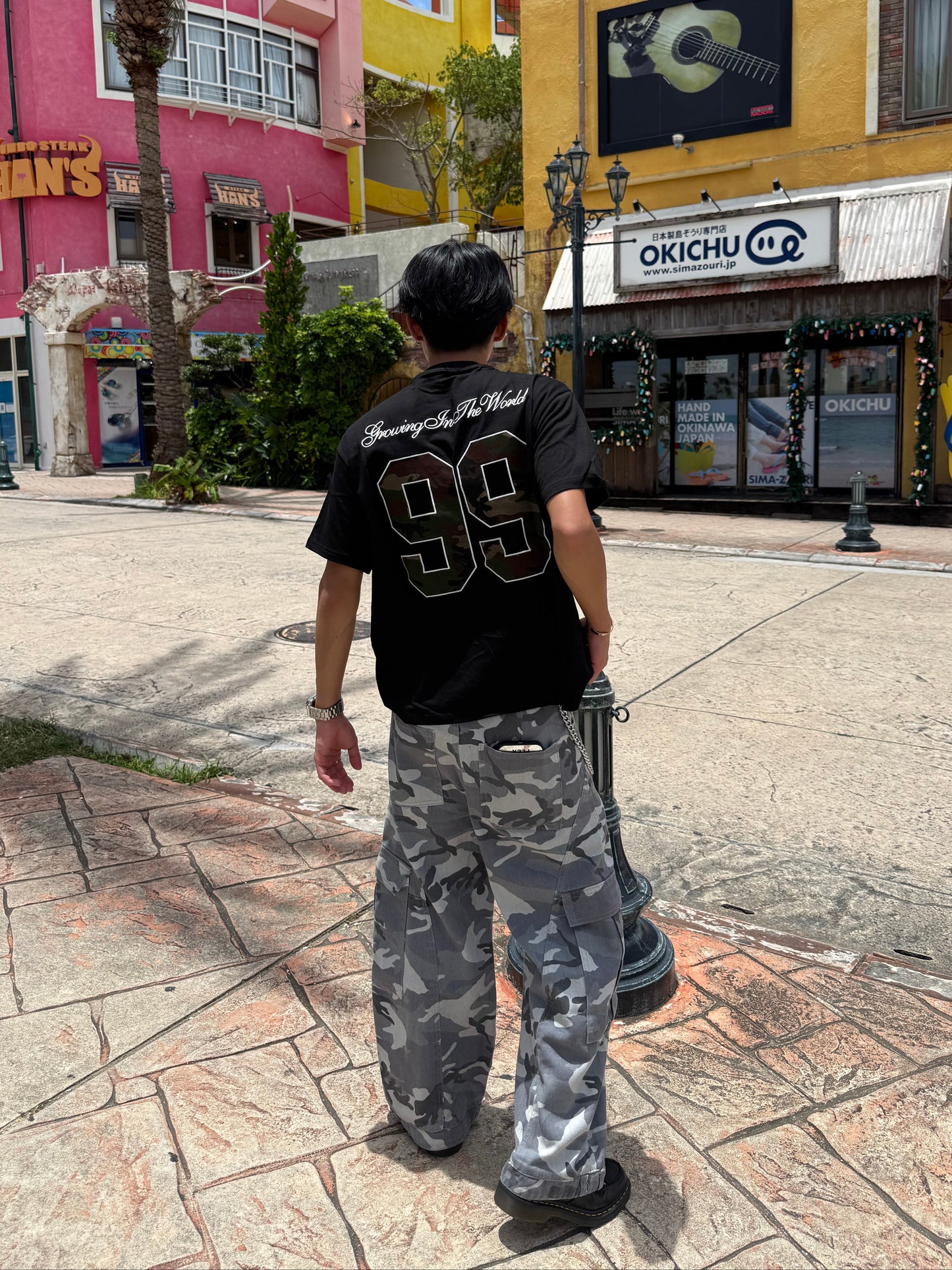 【即納】99カモフラロゴTシャツ DPB73675S