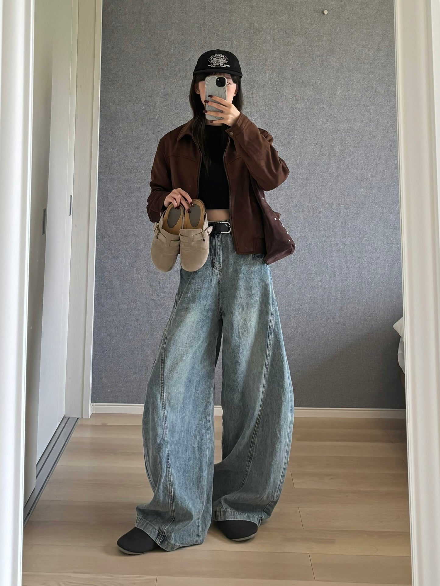 ワイドデニムパンツ DPB88136