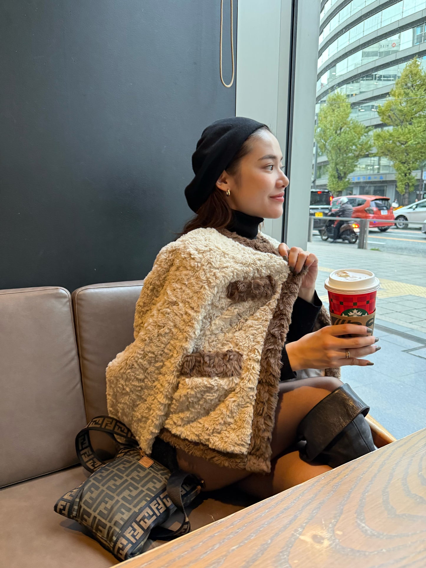 ブラウンファーコート DPB47491