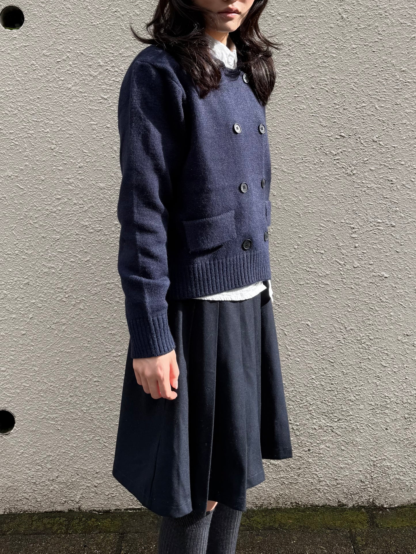 フロントプリーツミニスカート DPA43725