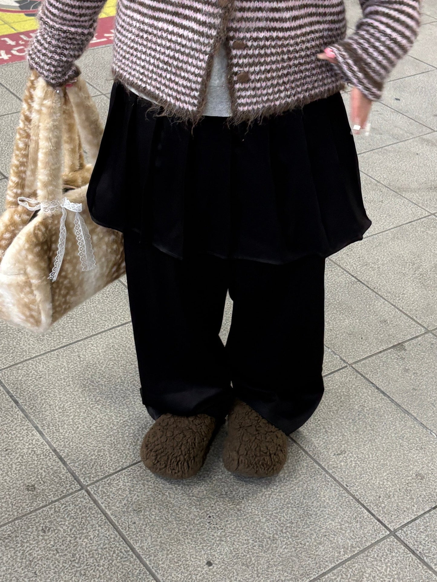 レイヤードスカートパンツ DPB97075