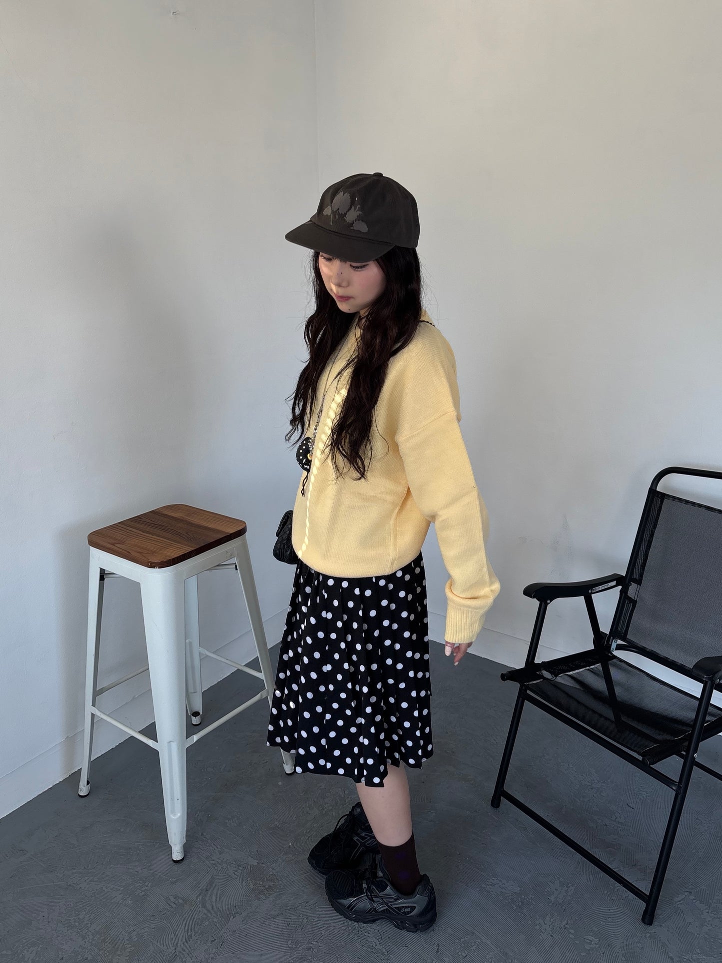 ドットミディアムスカート DPB89095