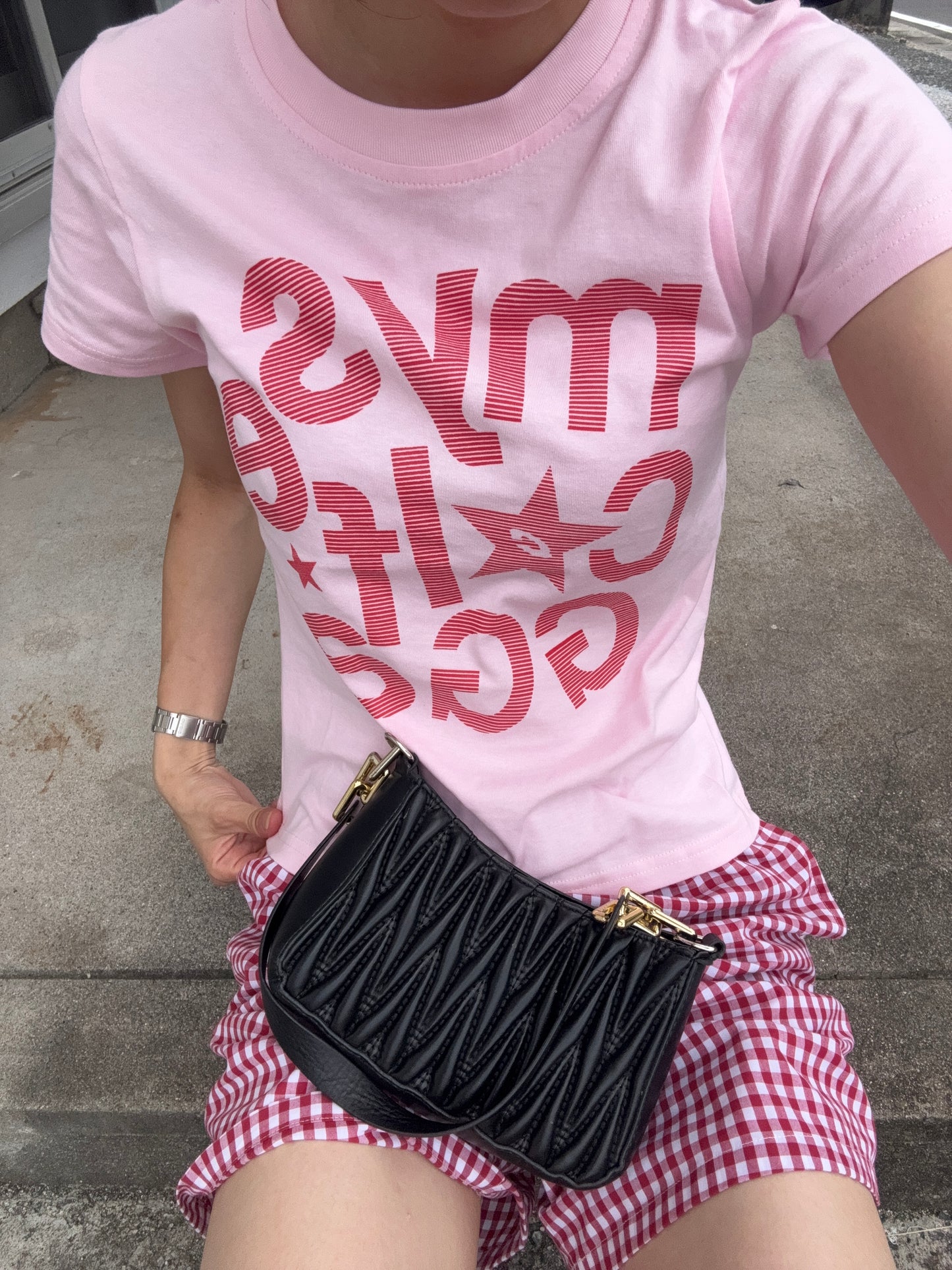 レタリングミニTシャツ DPC07027