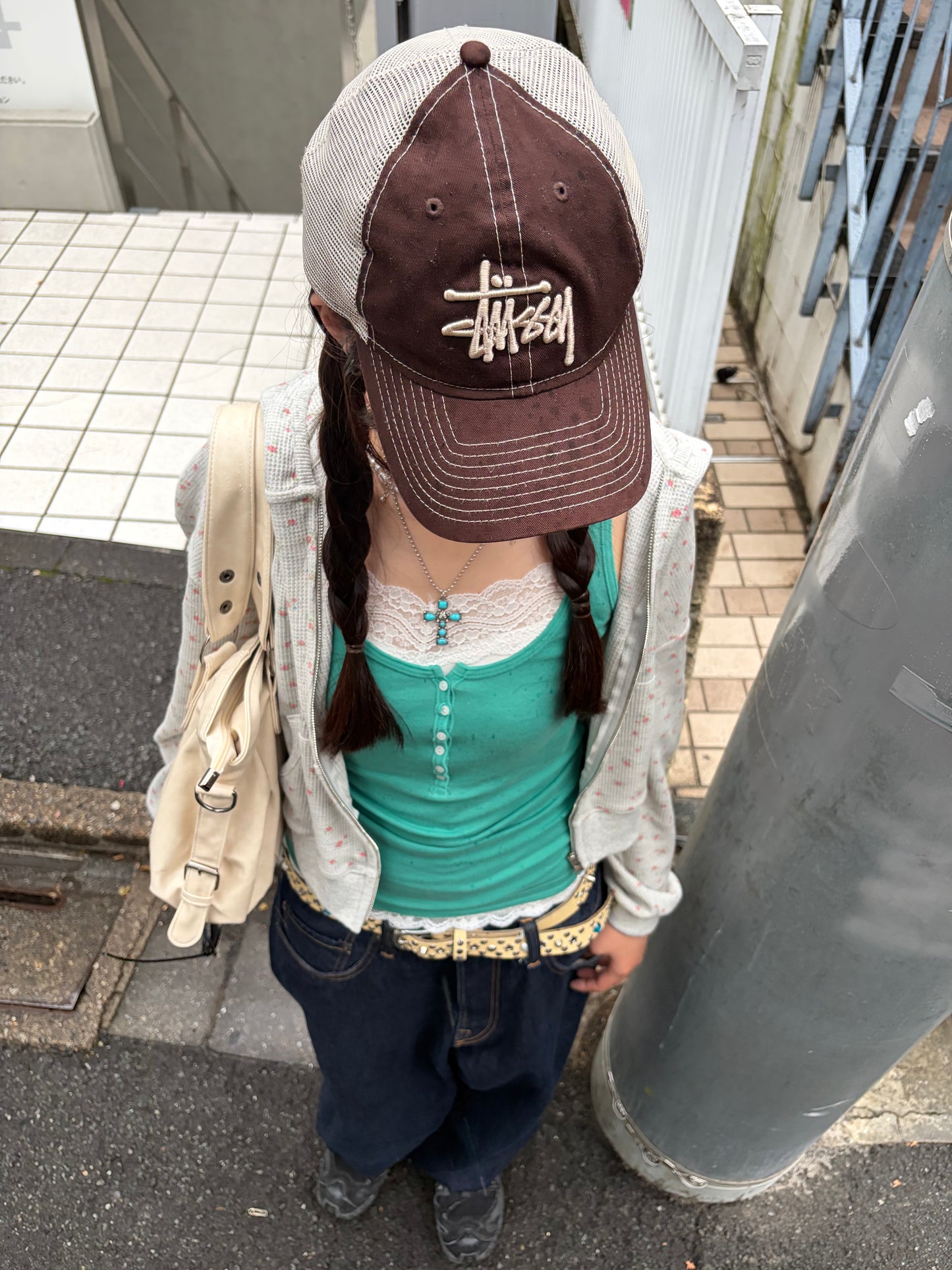 ミニフラワーワッフルジップアップ DPB92139