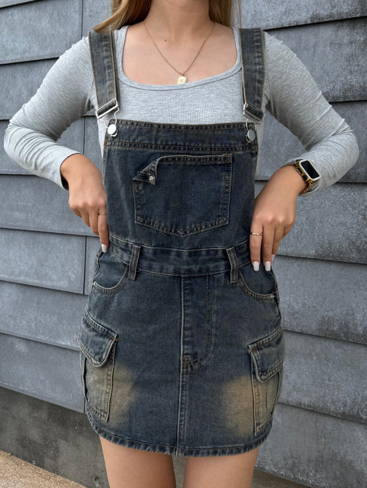 デニムミニサロペット DPB73502