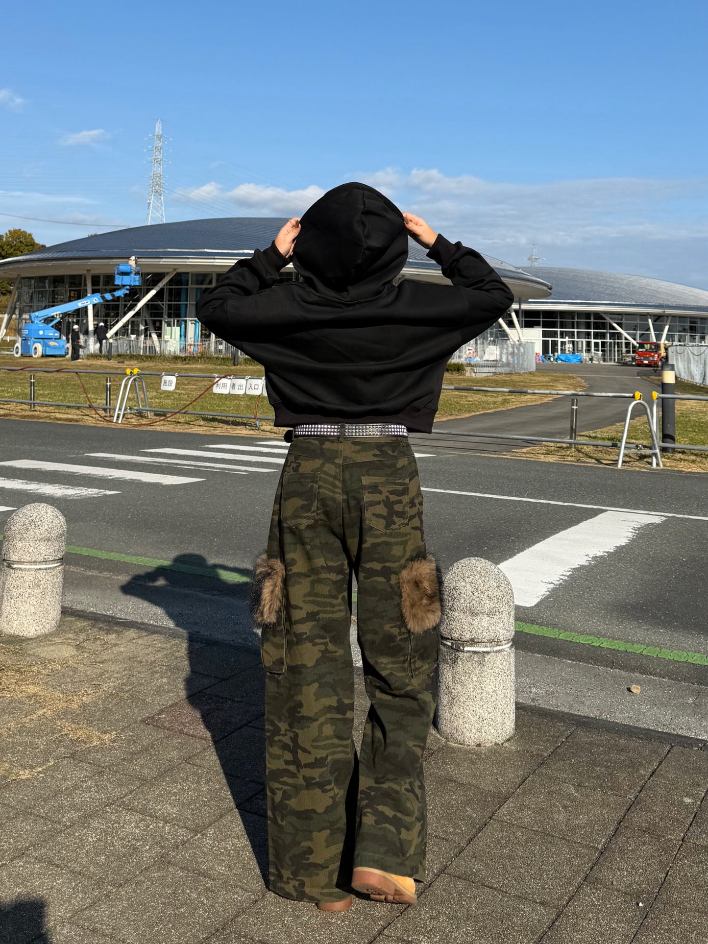 【即納】ポイントカモフラファーパンツ DPB73504S