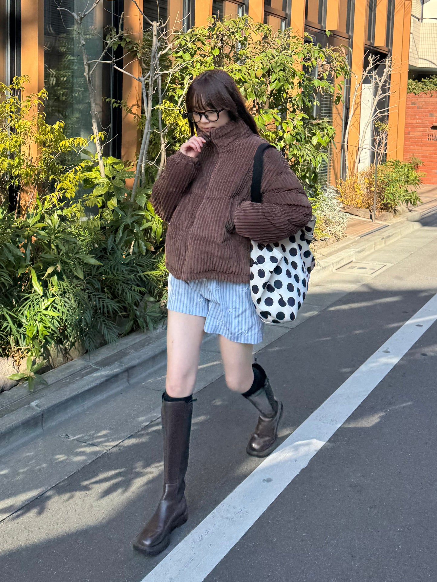 コーデュロイ中綿ジャケット DPB91066