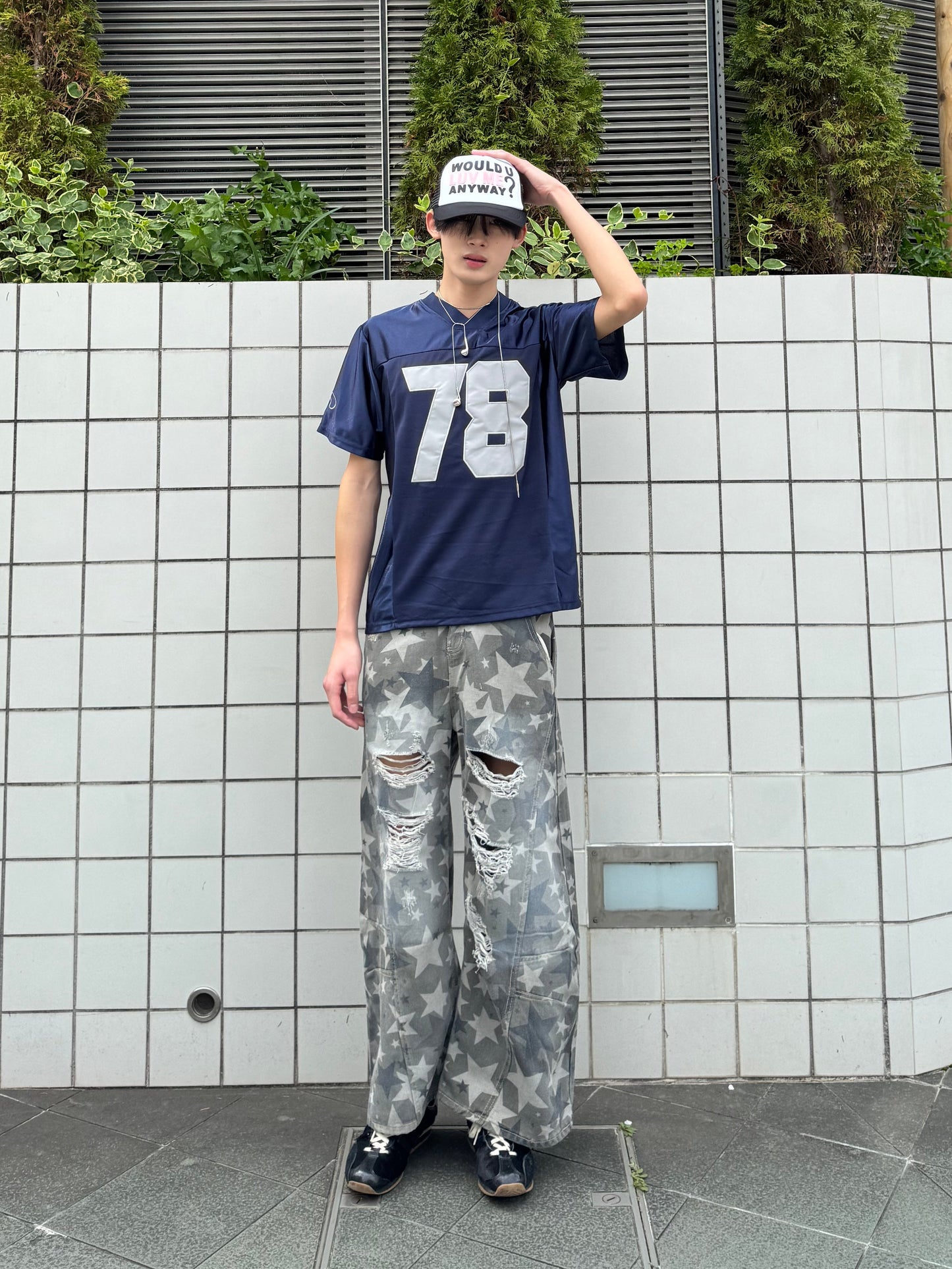 スターダメージデニムパンツ DPC05033