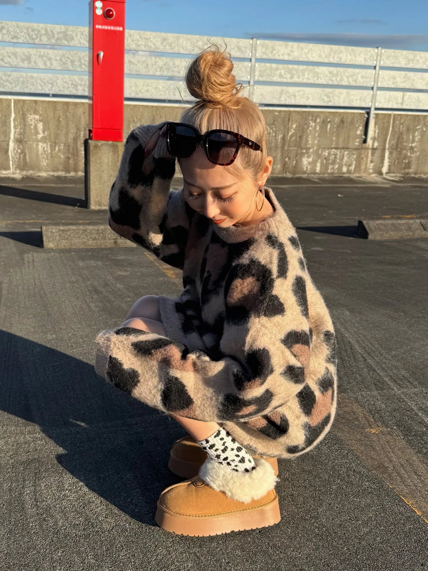 モコモコムートンブーツ DPB73457