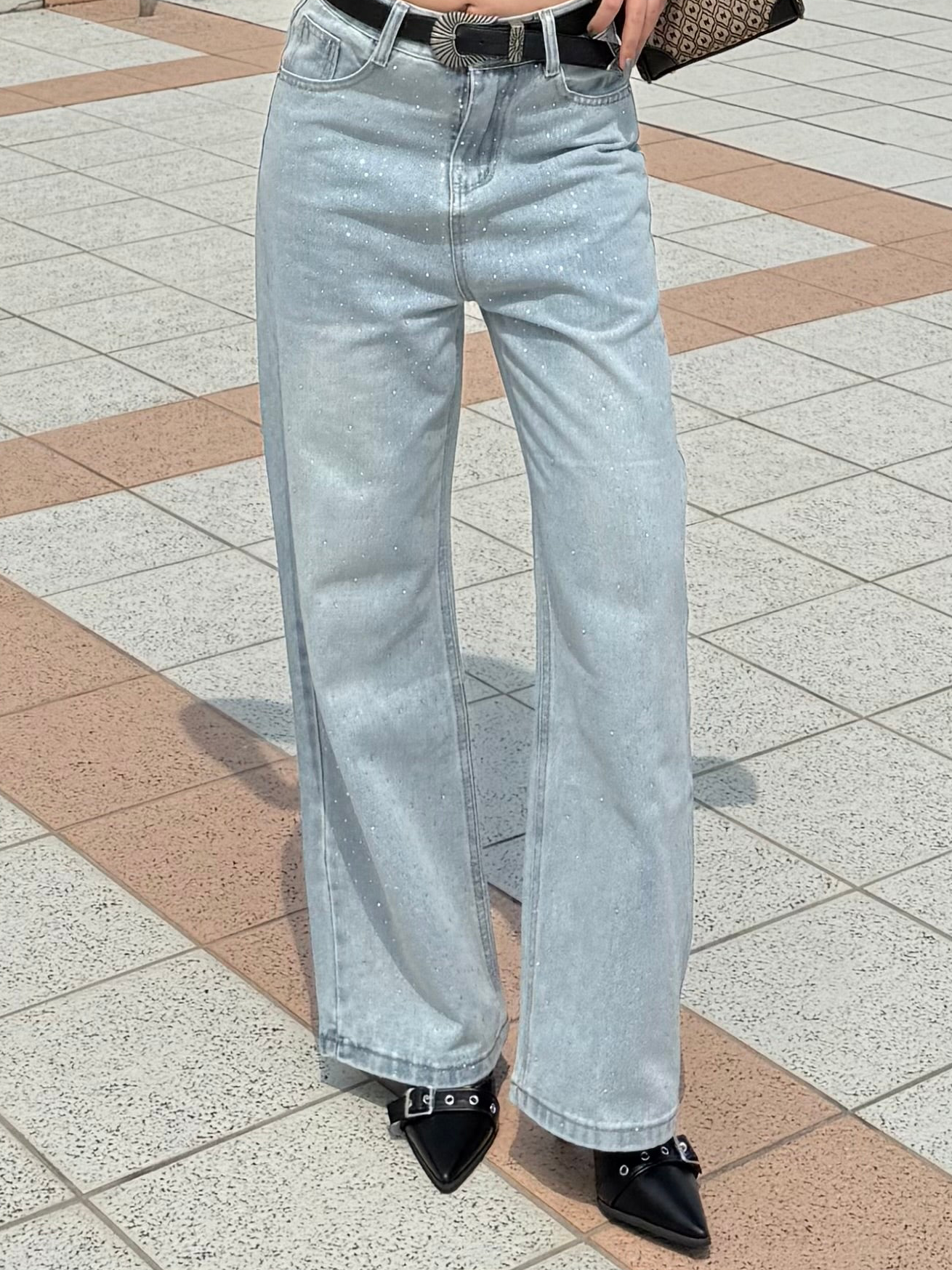 ラメデニムパンツ DPB73643