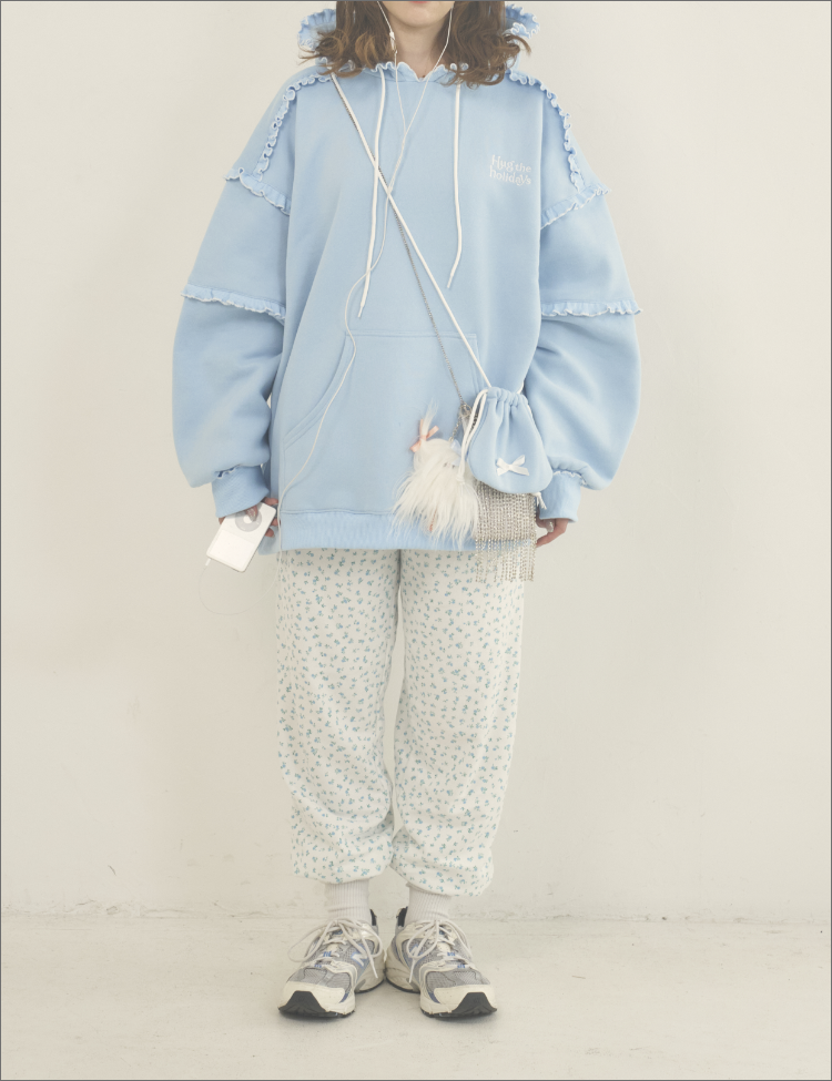 トップス UneUne big hoodie (mini kincyaku set) UneUne big hoodie (mini kincyaku set) – CRAMMY