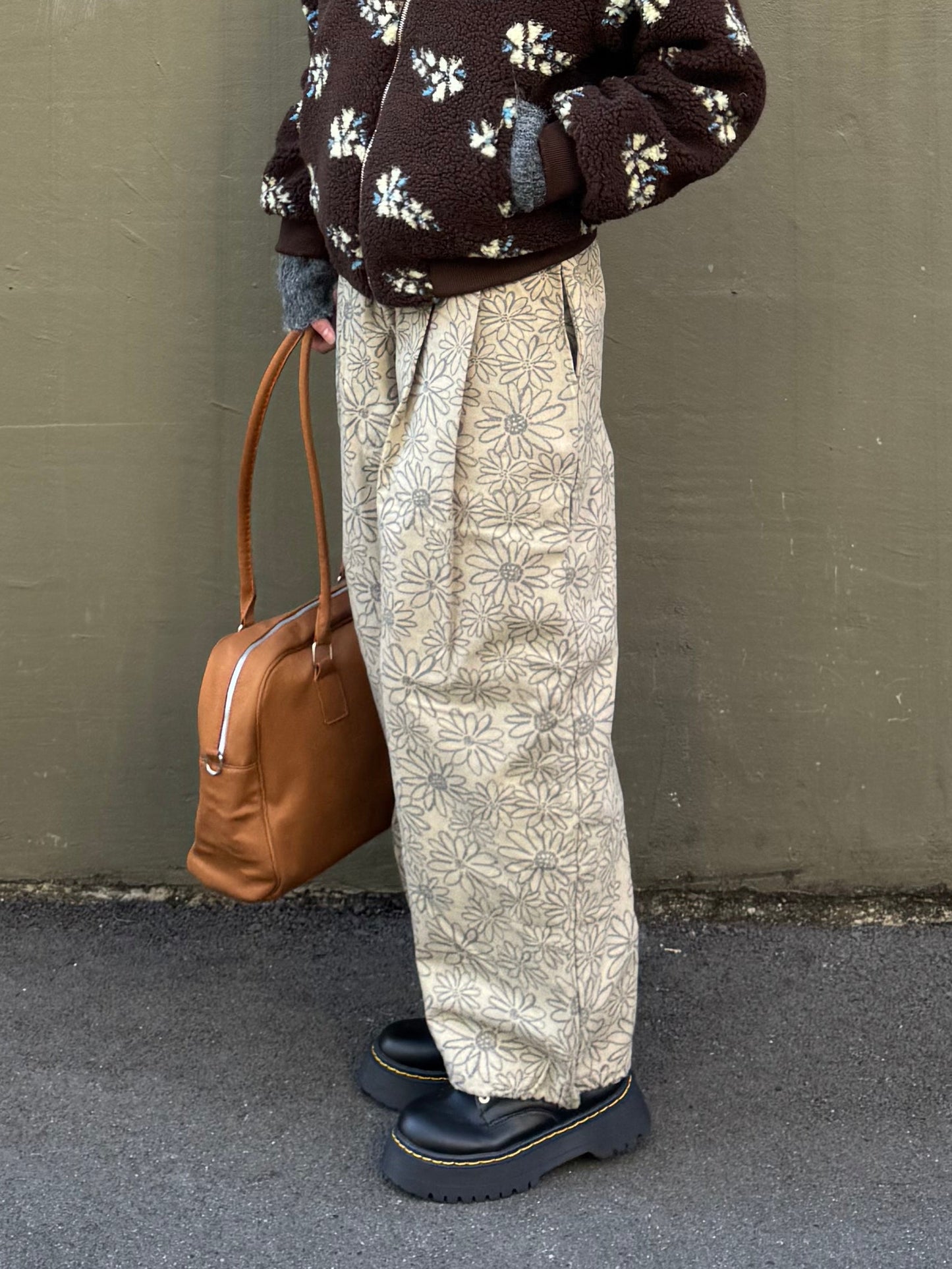 フラワータックパンツ DPB91108