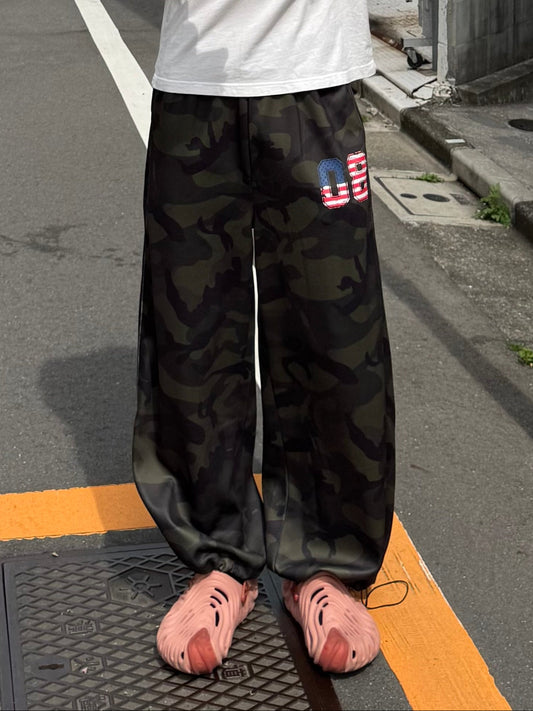 カモフラワイドスウェットパンツ DPC05008