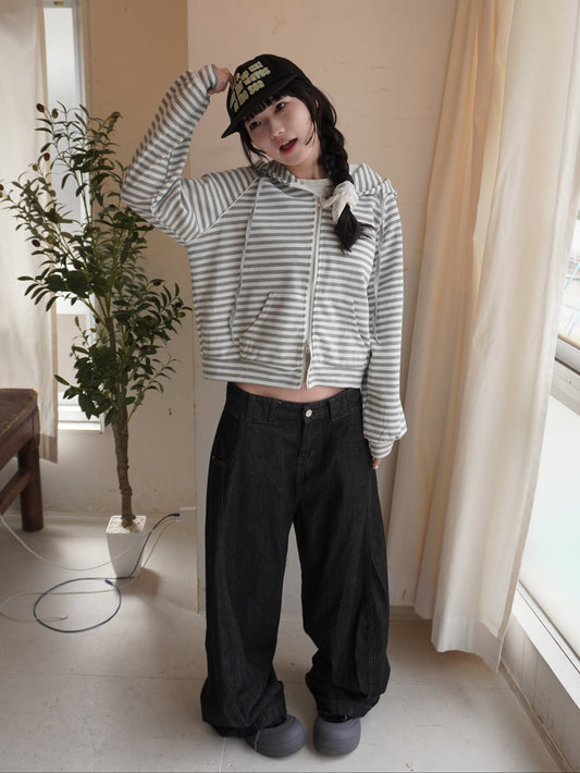 ボーダーライトパーカー DPB85493