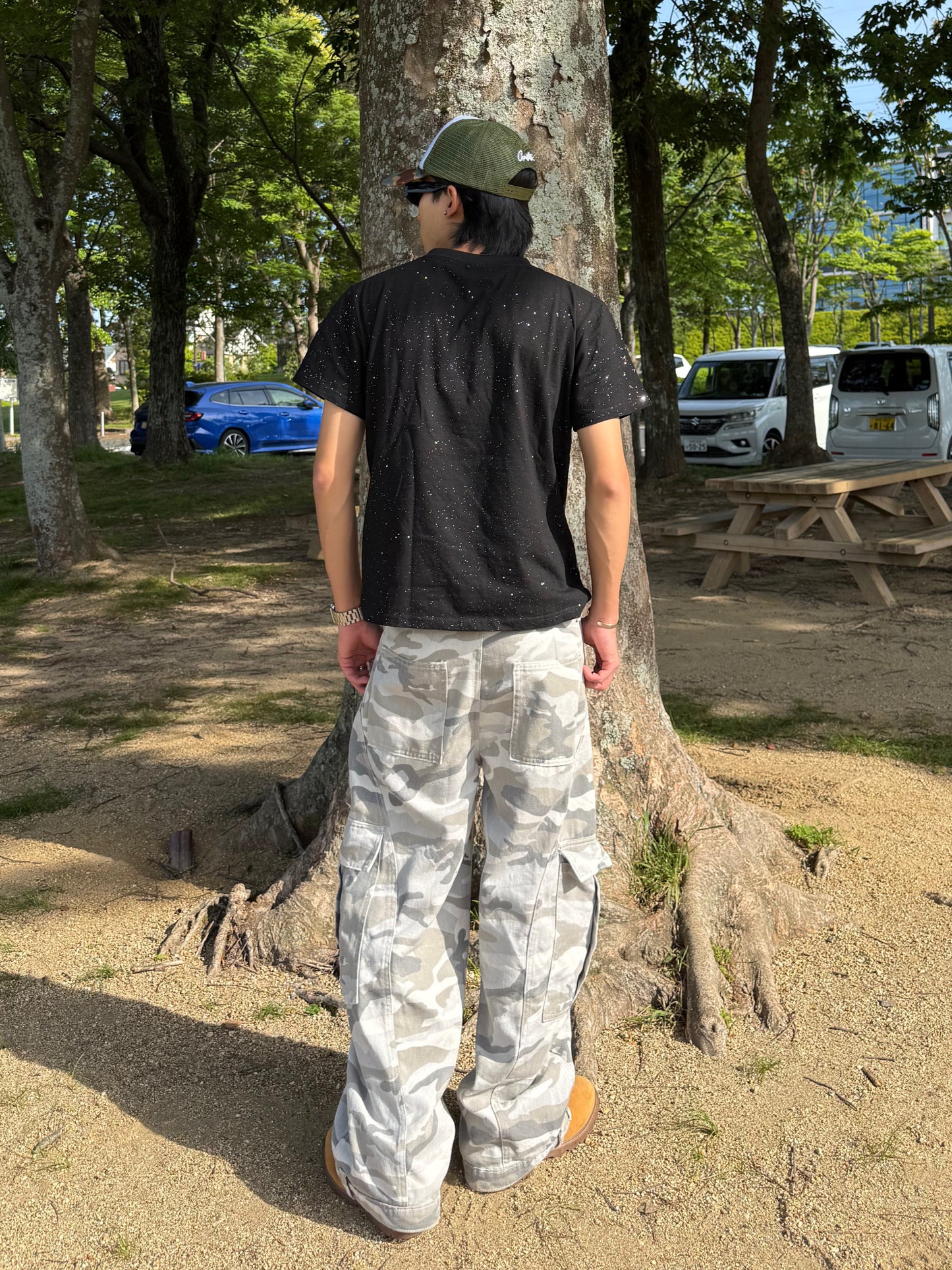 カモフラポケットデニムパンツ DPB90180