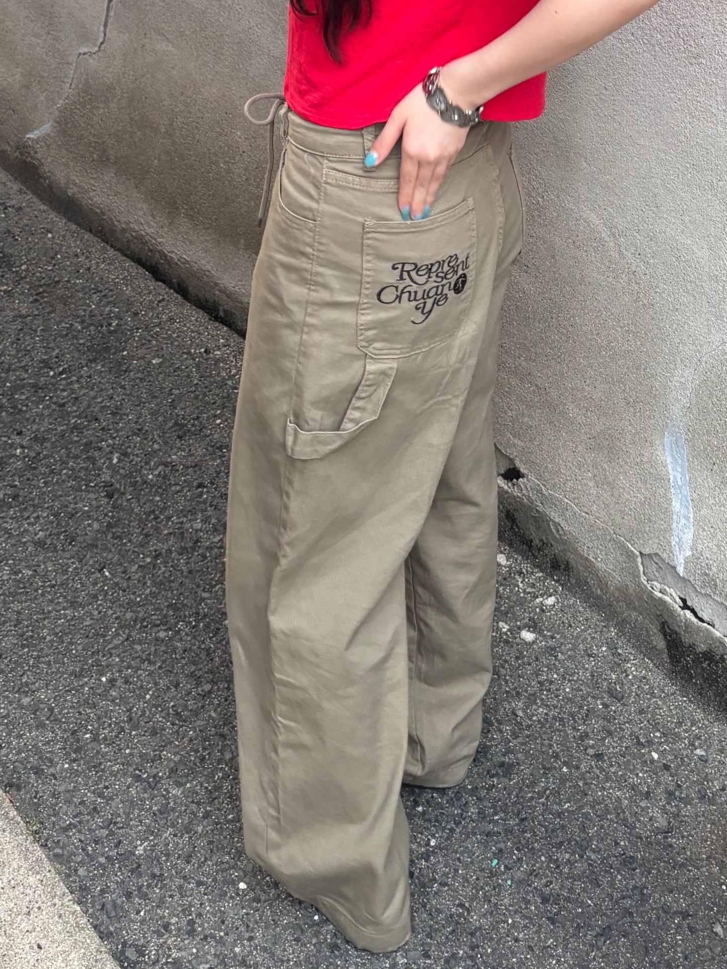 バッグロゴカーゴパンツ DPB89031
