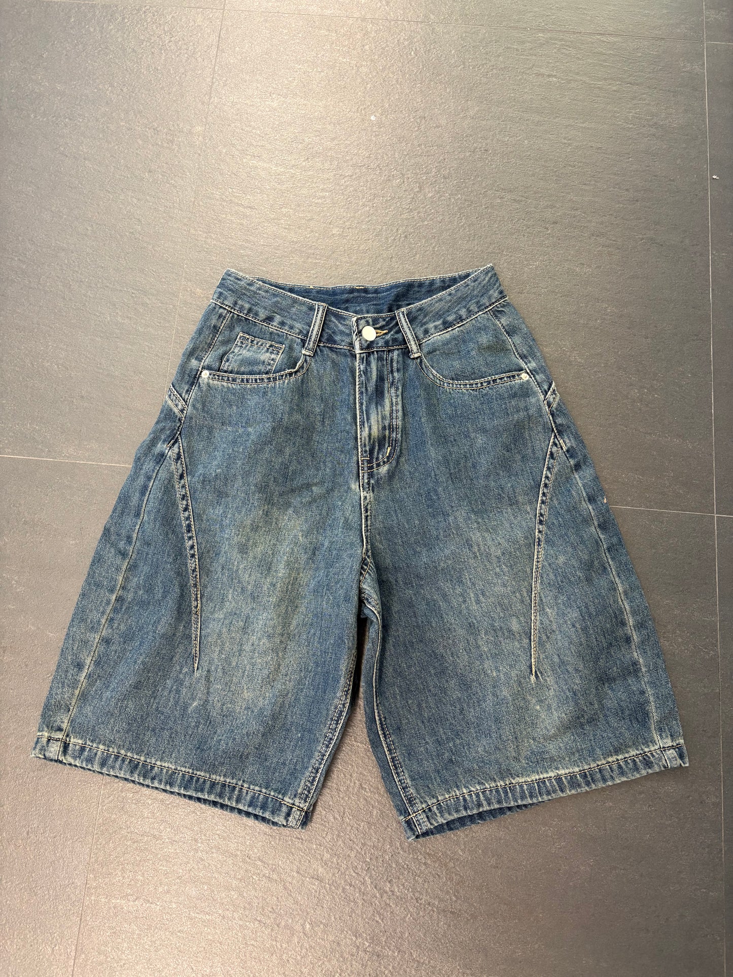 カーブデニムハーフパンツ DPB99124