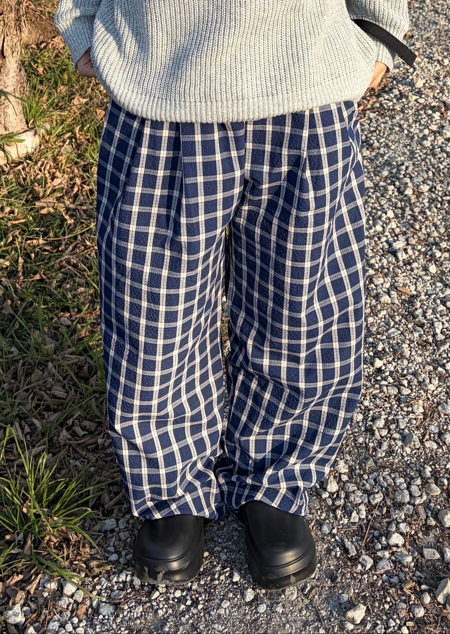 チェックバルーンパンツ DPB92106