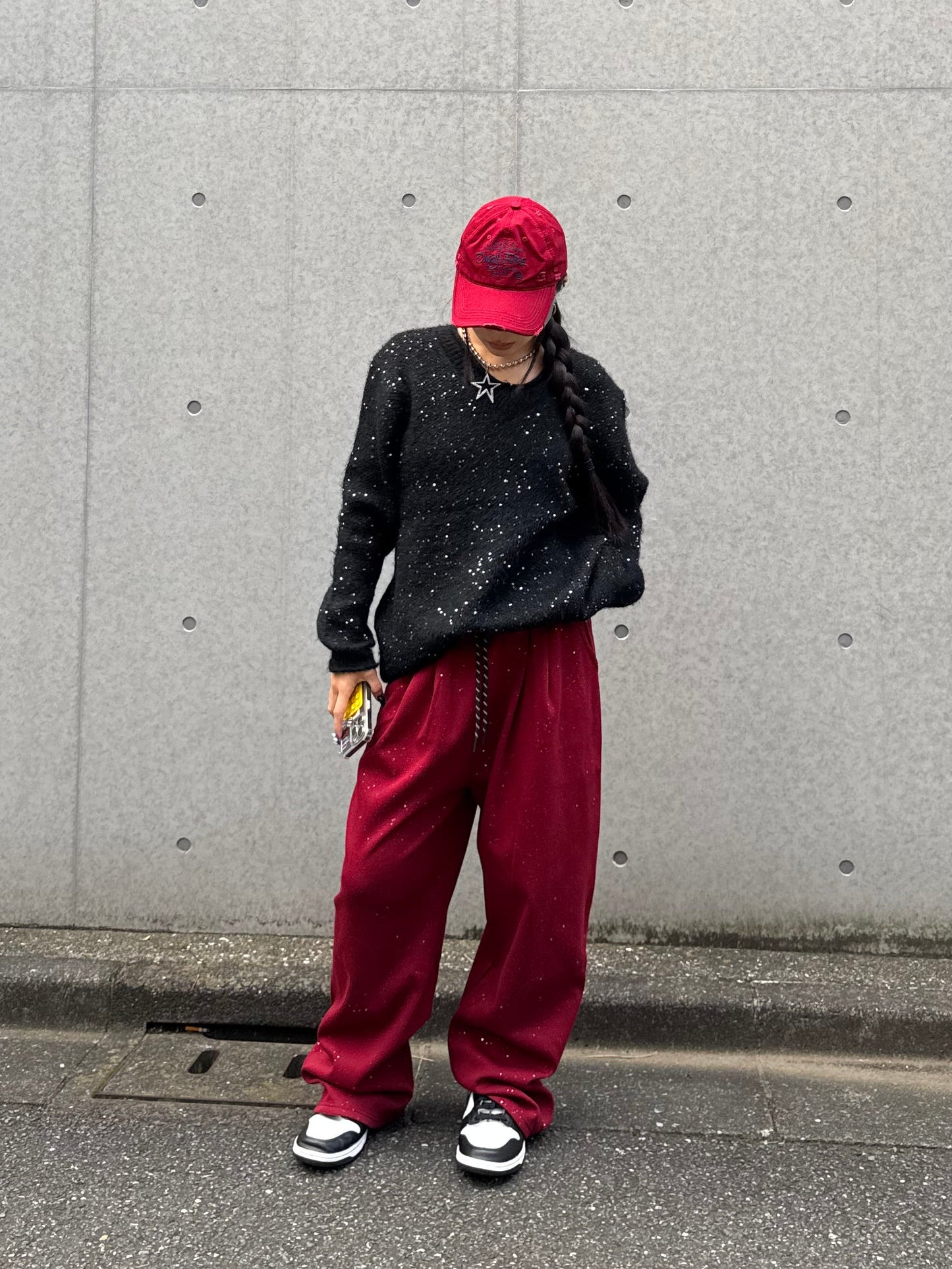 ラメスウェットパンツ DPB86151