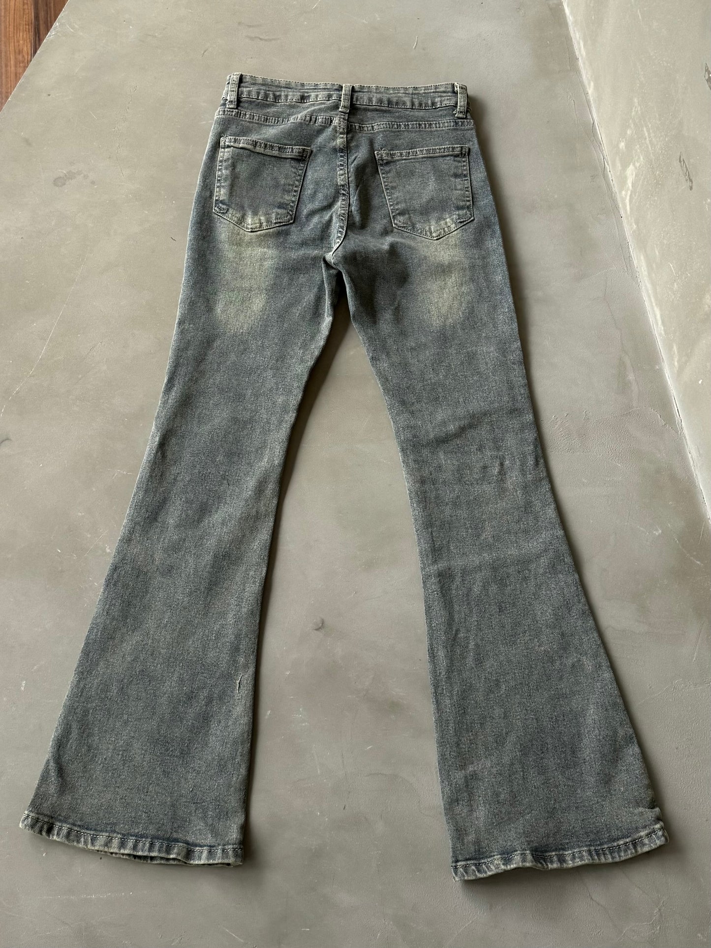 ラメフレアデニムパンツ DPB86159