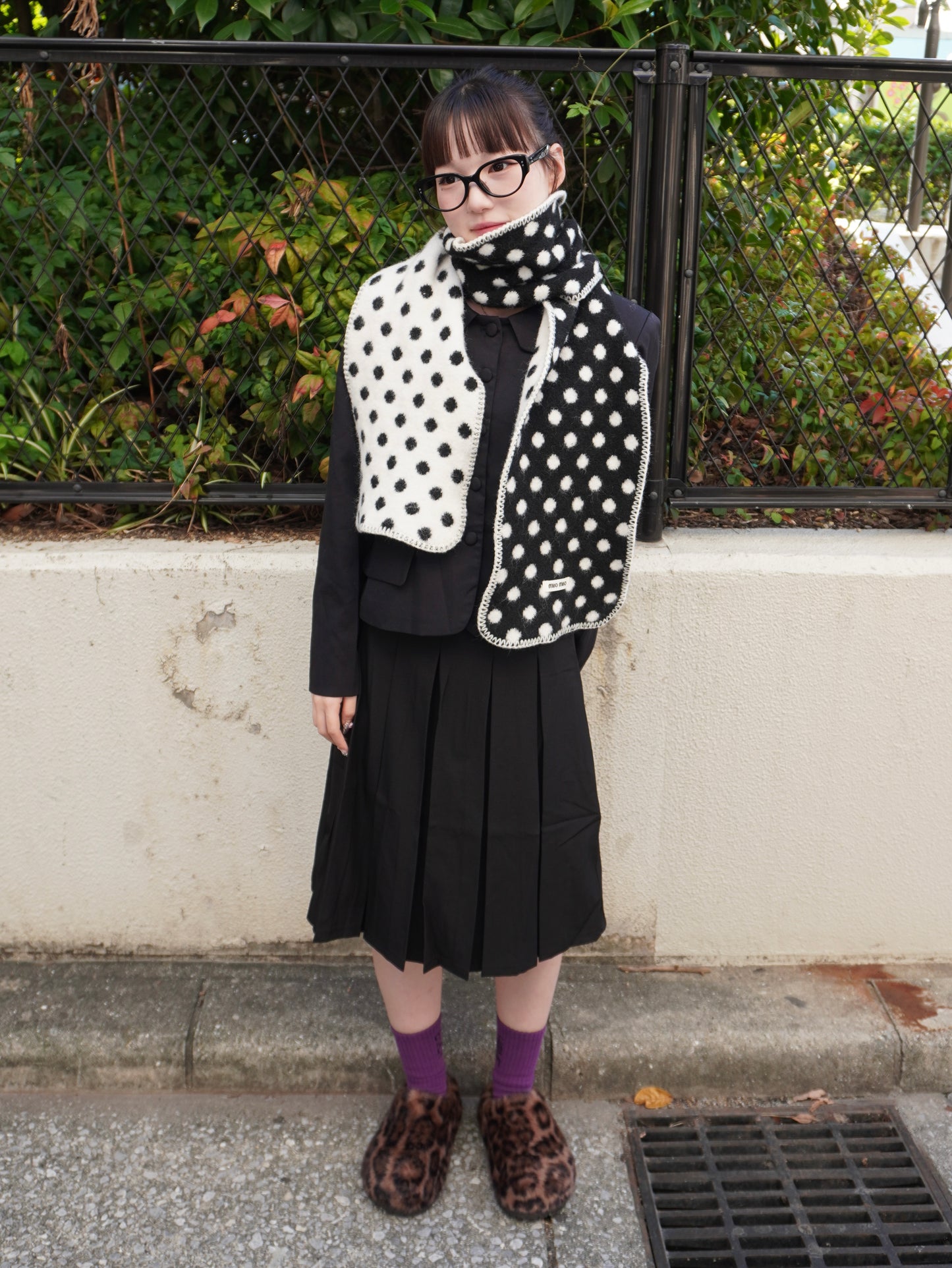 ドットバイカラーマフラー DPB85384