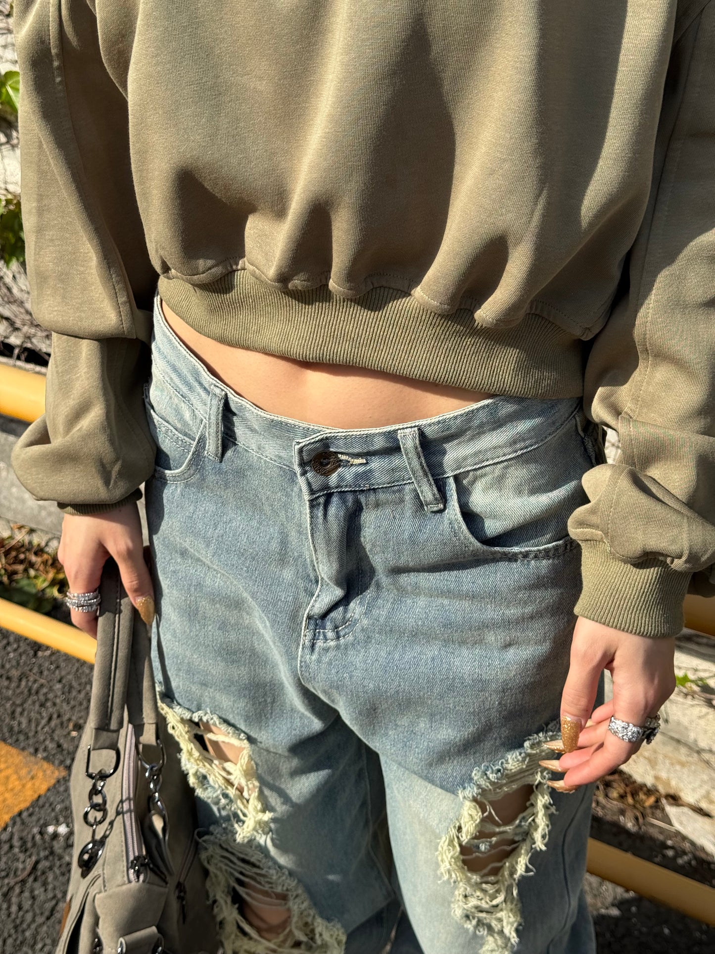 ダメージデニムパンツ DPB86031