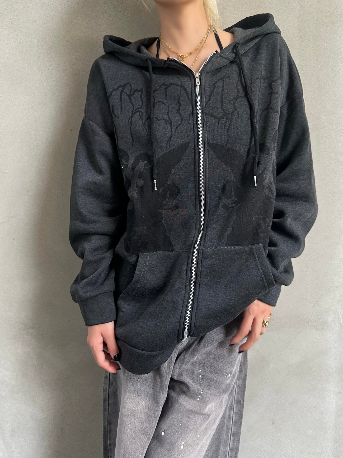 グラフィックジップパーカー DPB26626