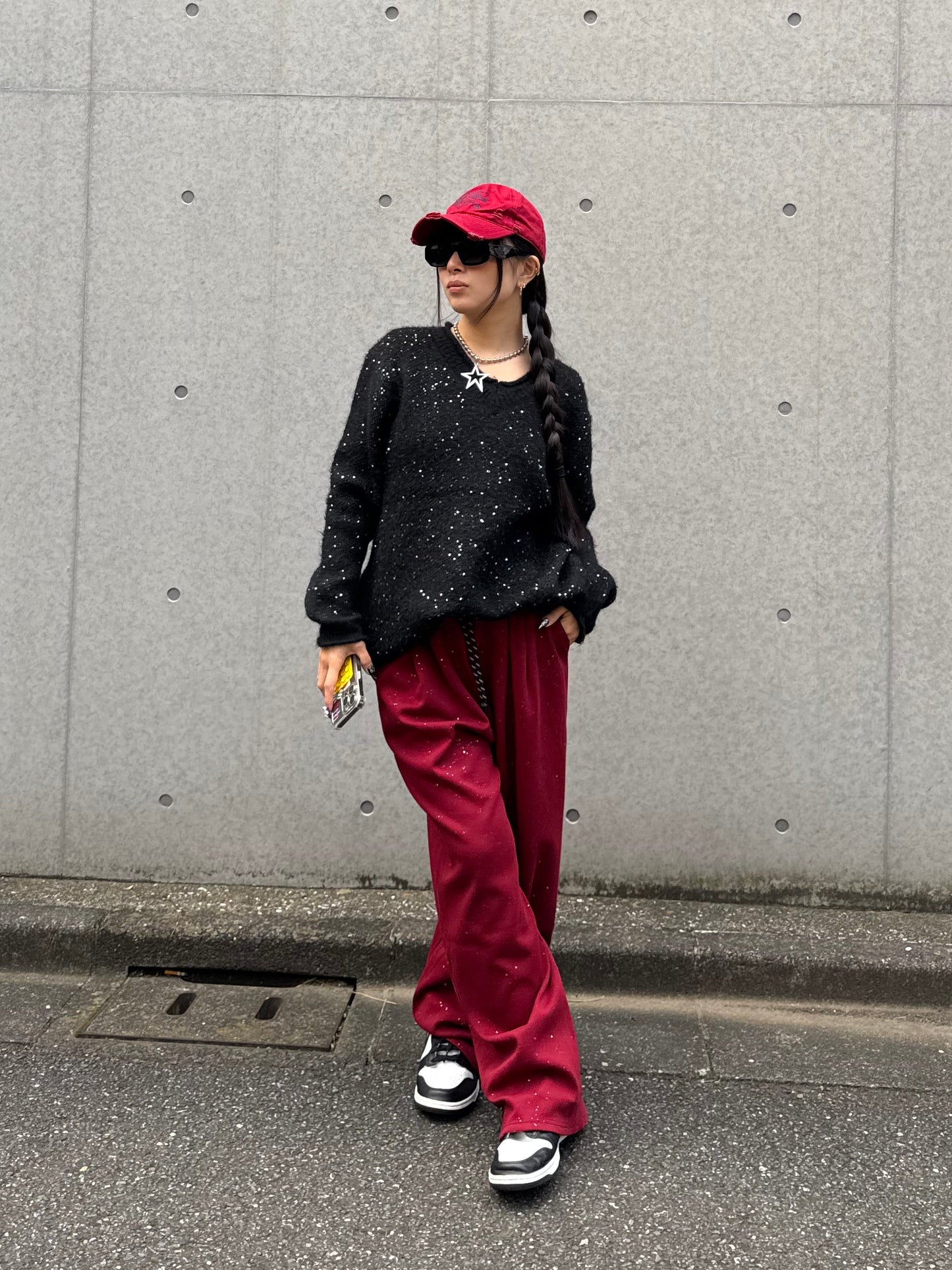 ラメスウェットパンツ DPB86151