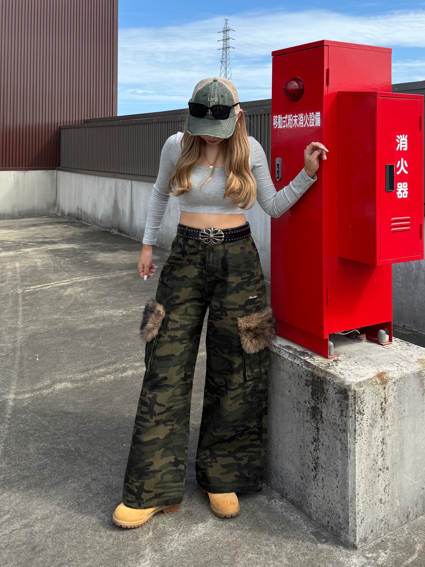 ポイントカモフラファーパンツ DPB73504