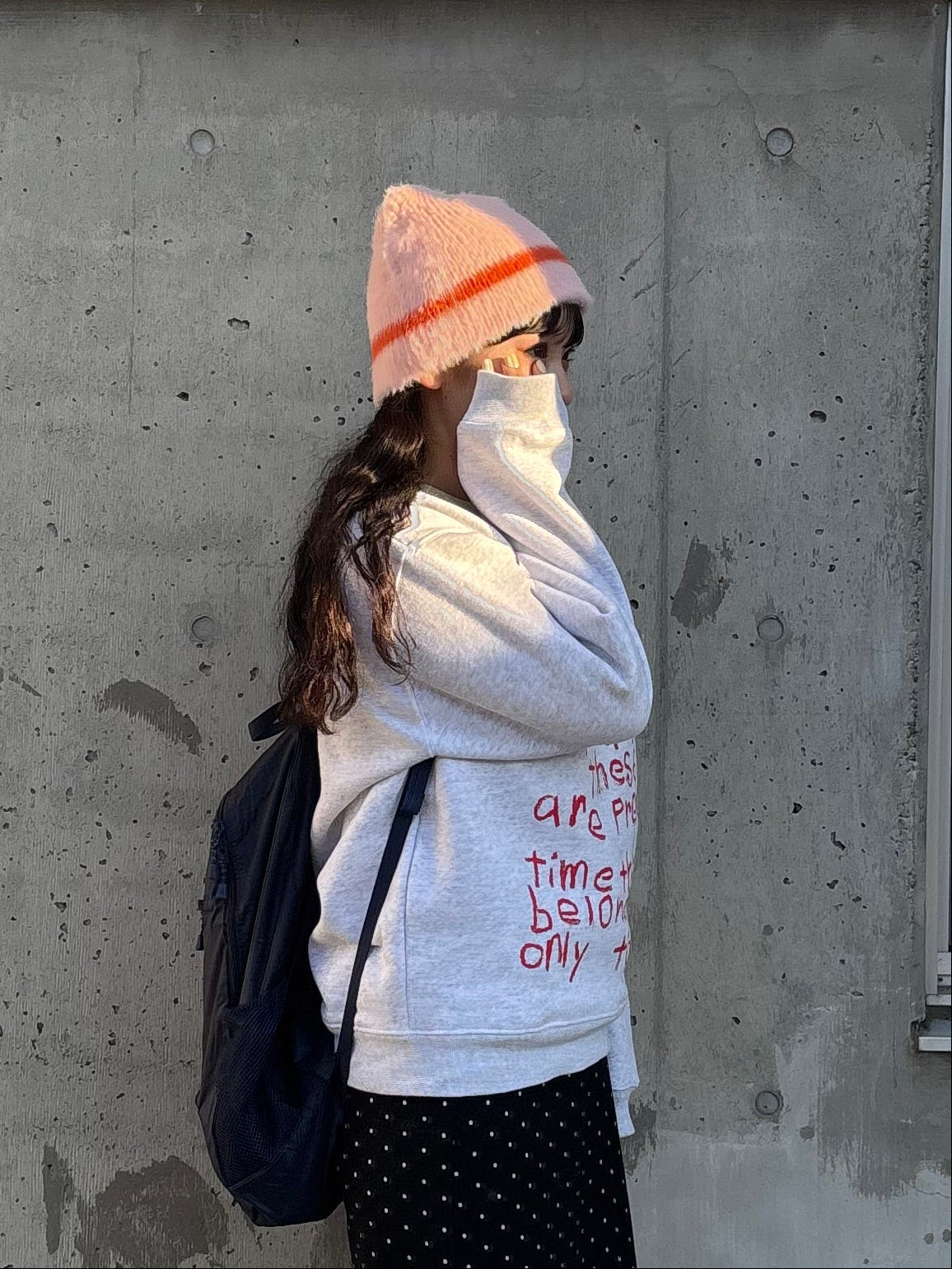 ラインシャギーニット帽 DPB84283