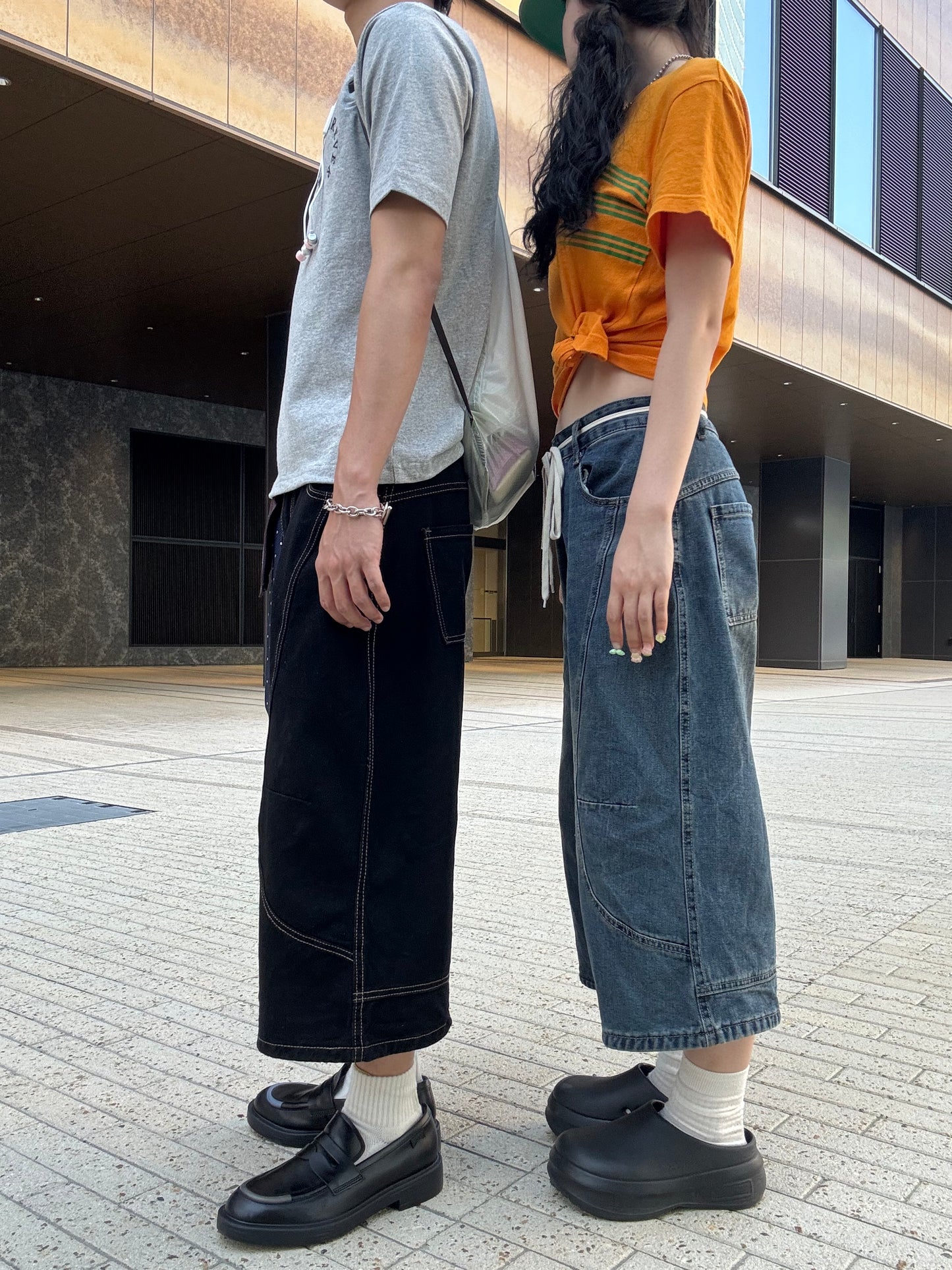 ステッチカーブラインハーフパンツ DPB85245