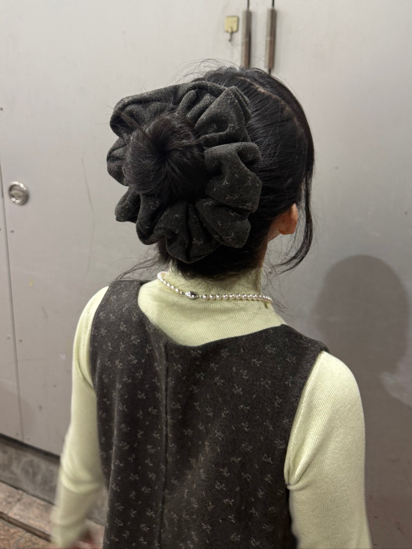 ミニフラワーバルーンワンピース&シュシュ DPA43715