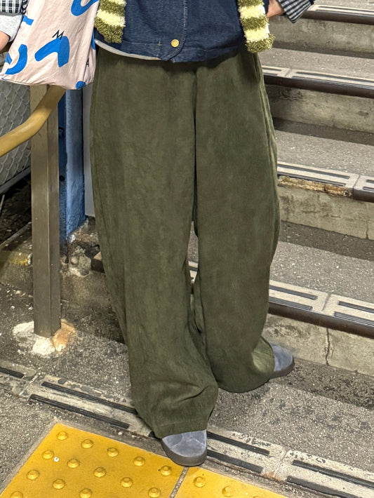カーキワイドパンツ DPC01017