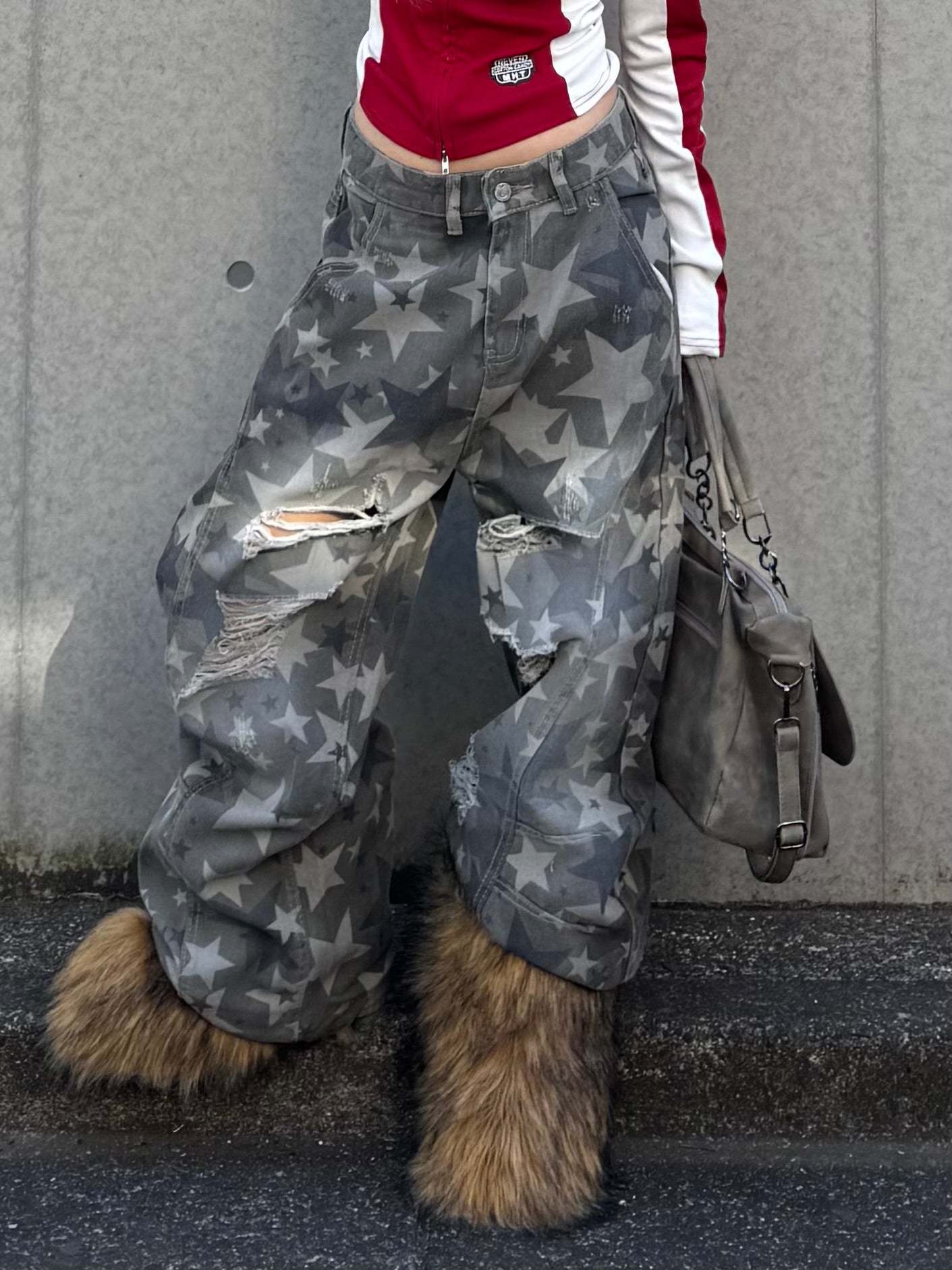 スターダメージデニムパンツ DPB86202